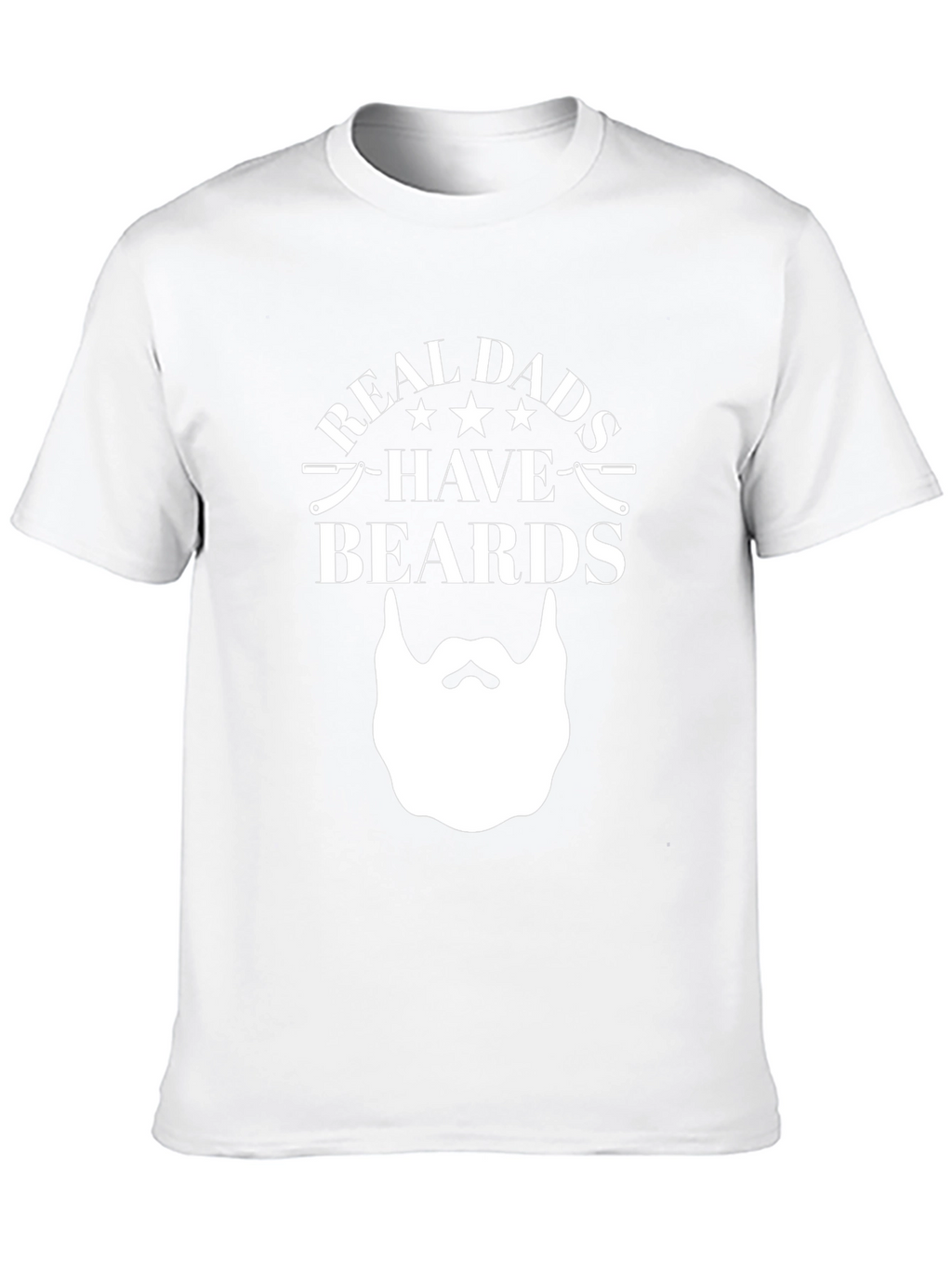 Real Dads Have Beards Graphic Tee - Black