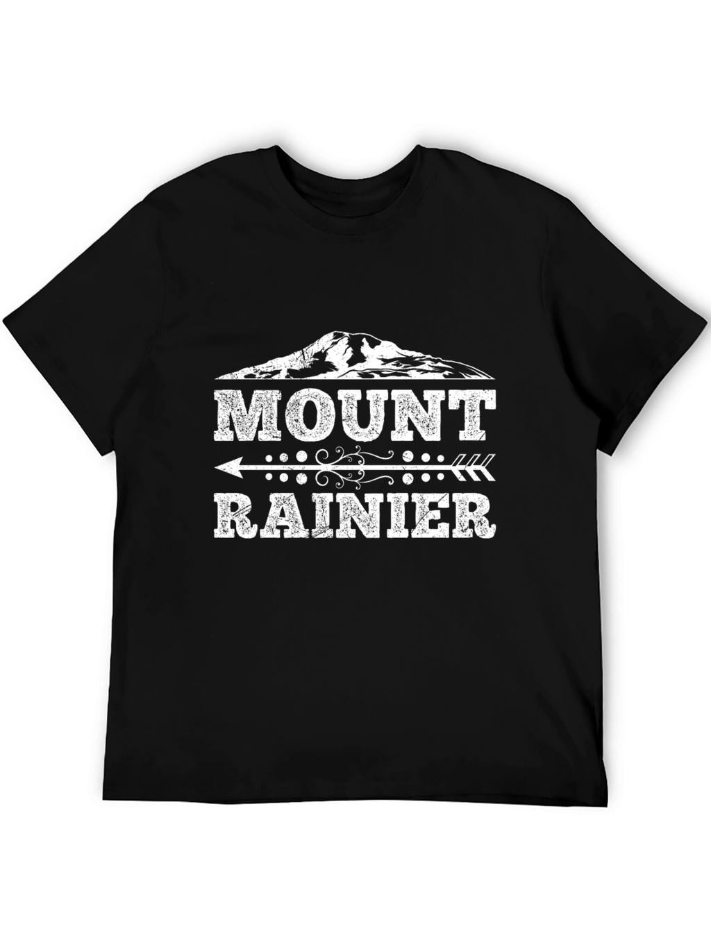Mount Rainier Graphic Tee - Black