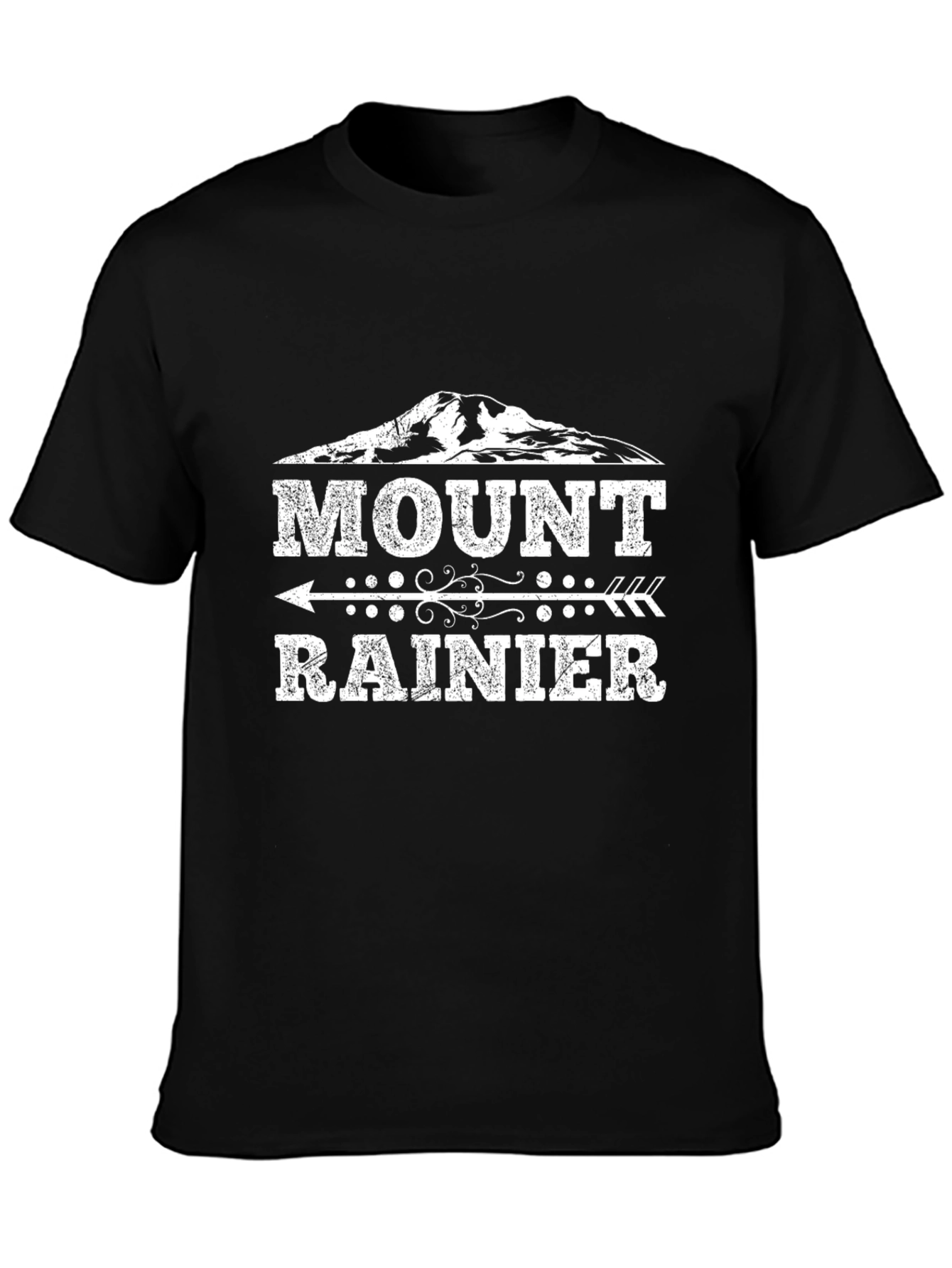 Mount Rainier Graphic Tee - Black