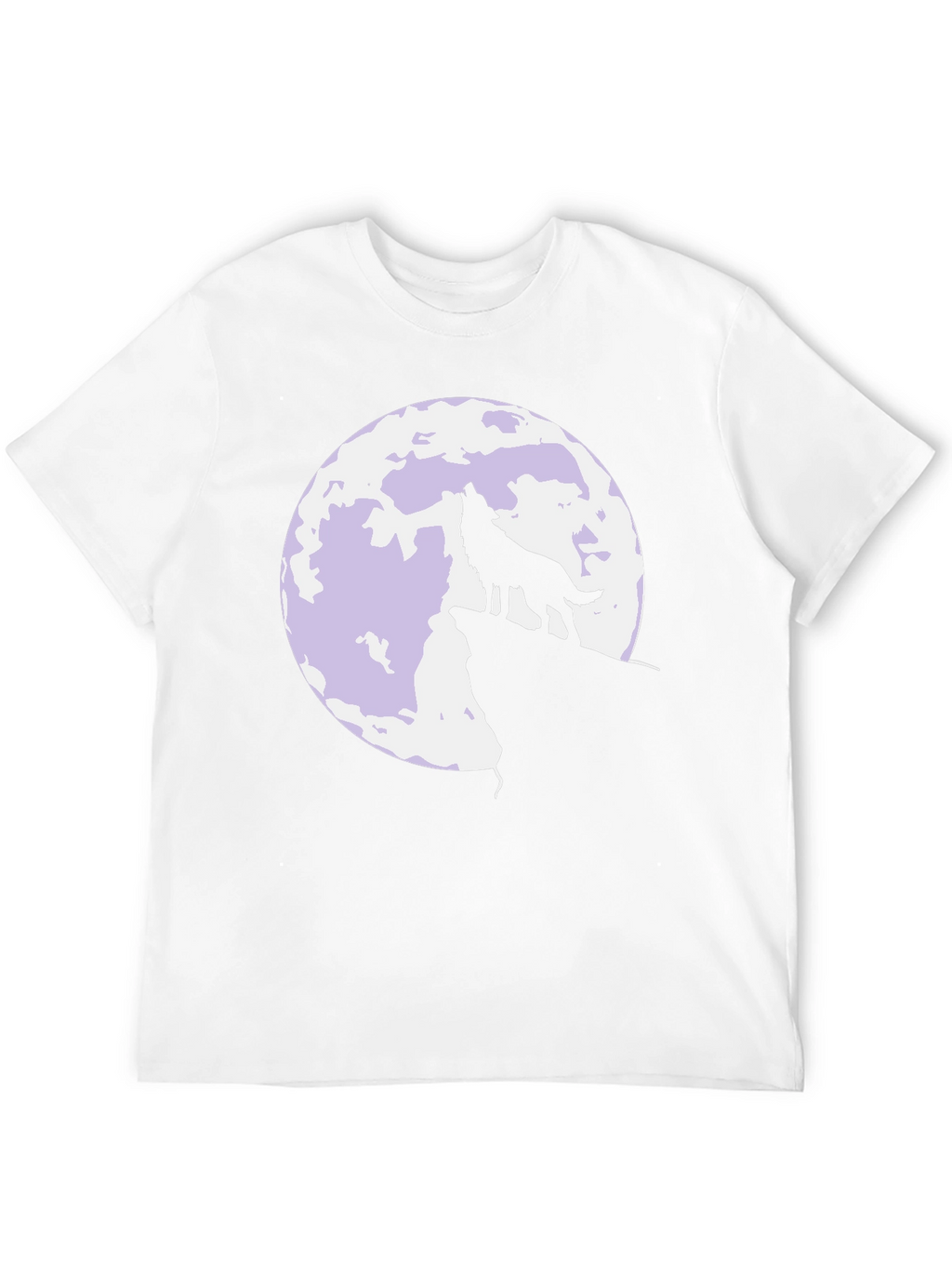 Wolf Moon T-Shirt - Black Graphic Tee