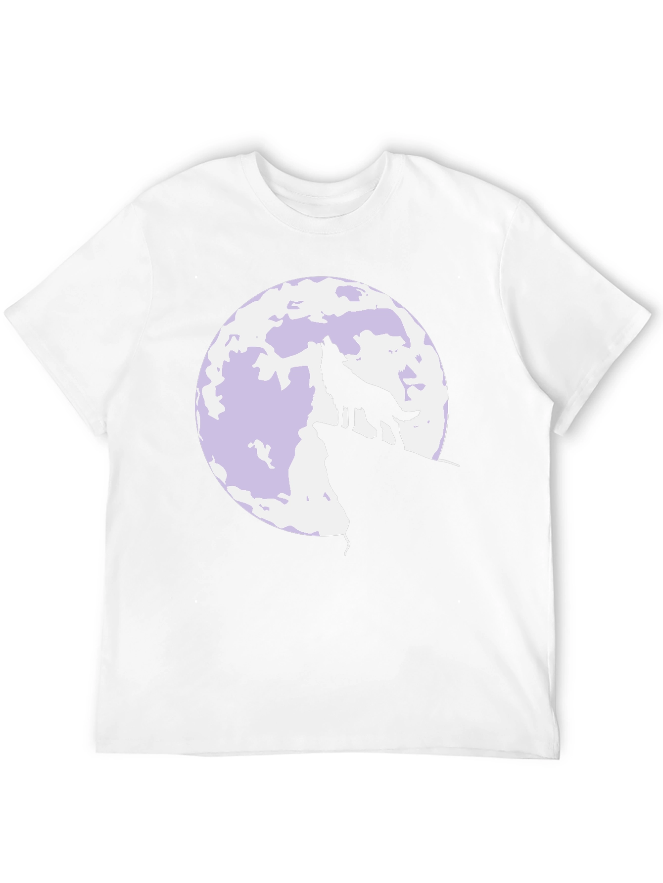 Wolf Moon T-Shirt - Black Graphic Tee