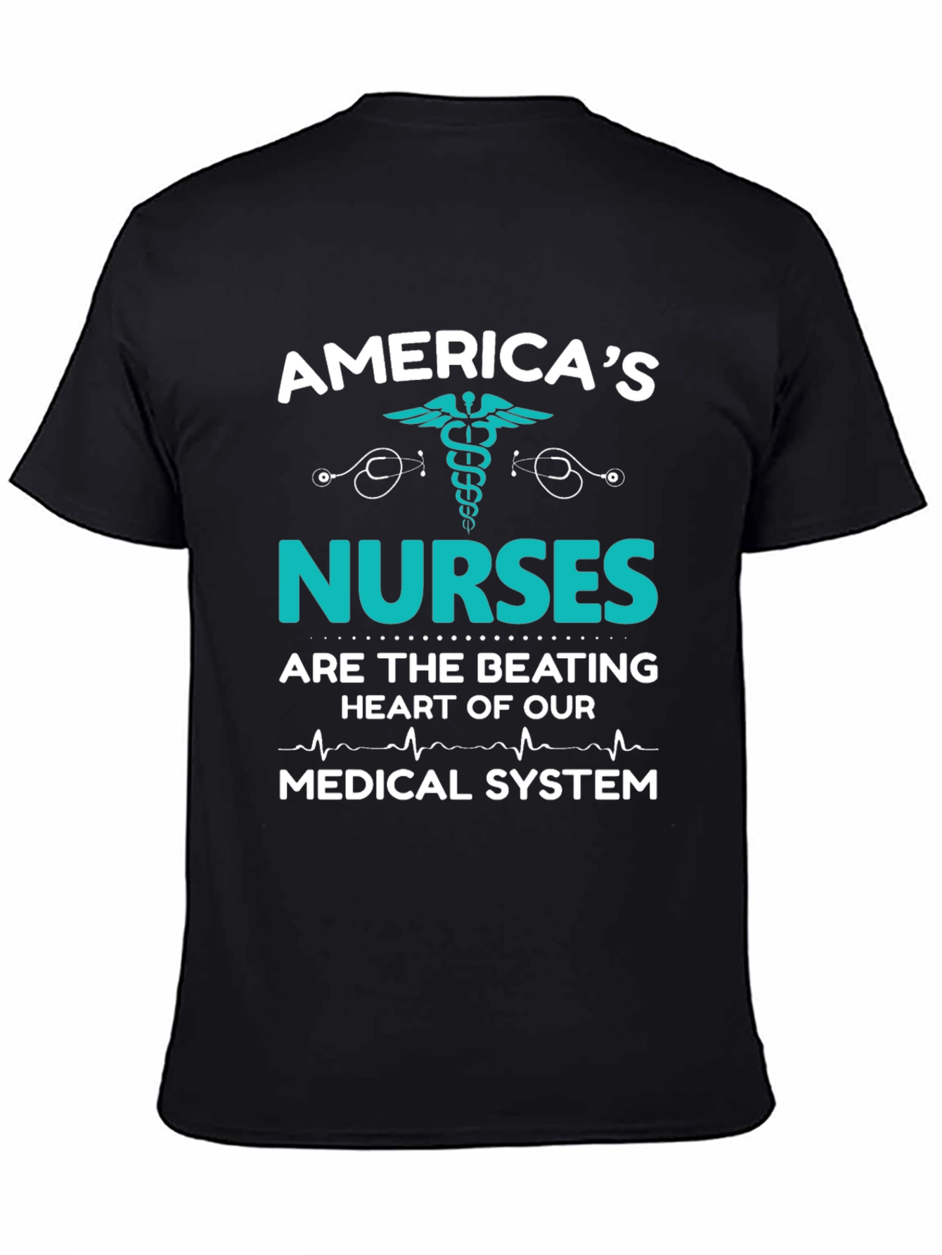 Americas Nurses T-Shirt: Medical System Hero Tee