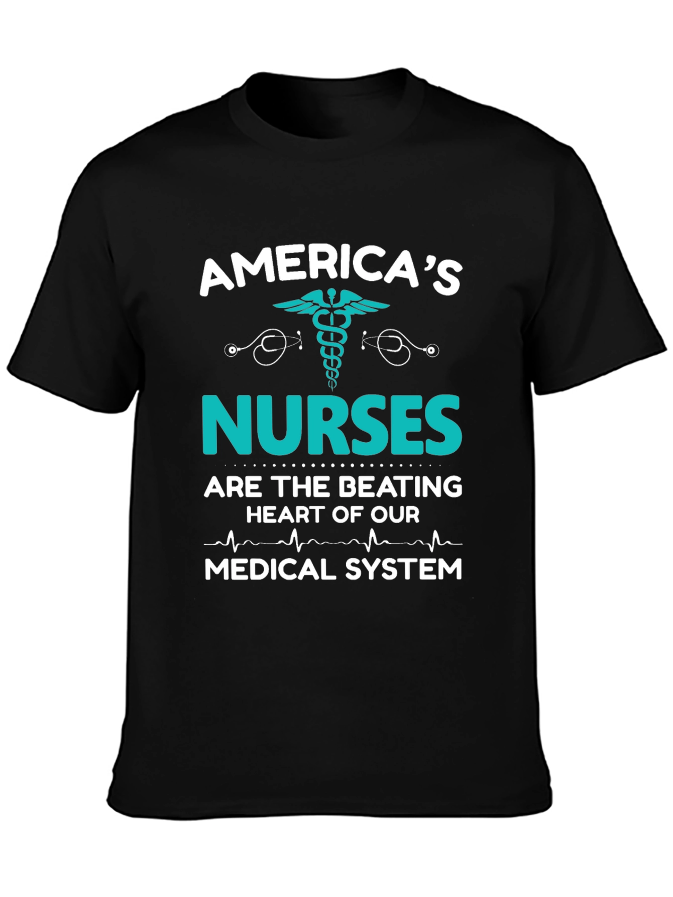 Americas Nurses T-Shirt: Medical System Hero Tee