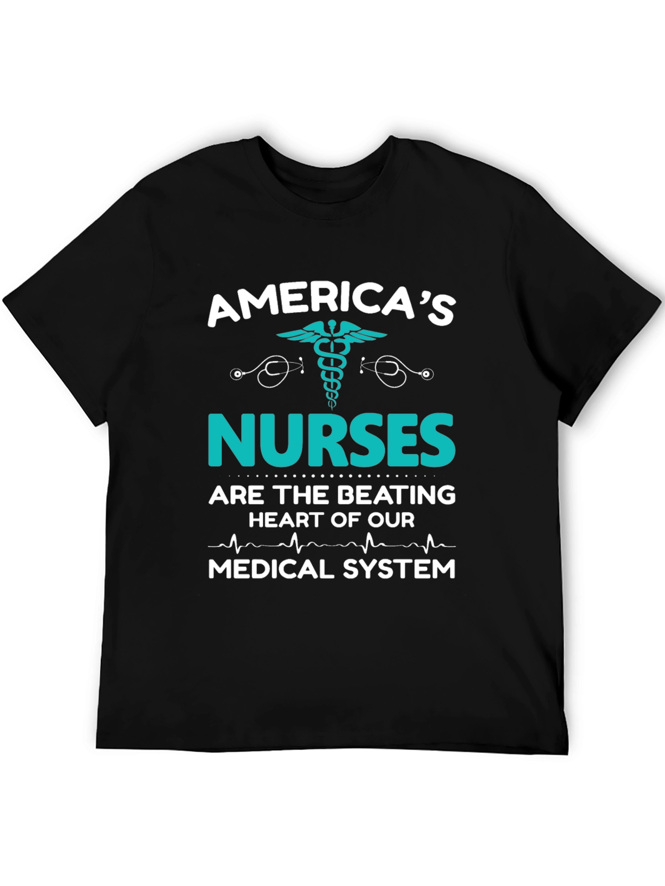 Americas Nurses T-Shirt: Medical System Hero Tee