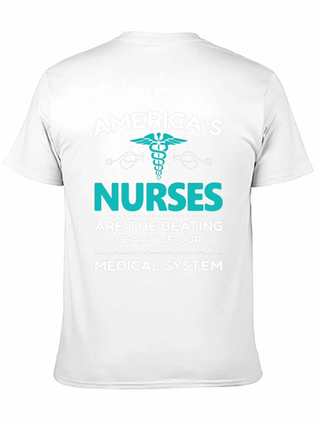 Americas Nurses T-Shirt: Medical System Hero Tee