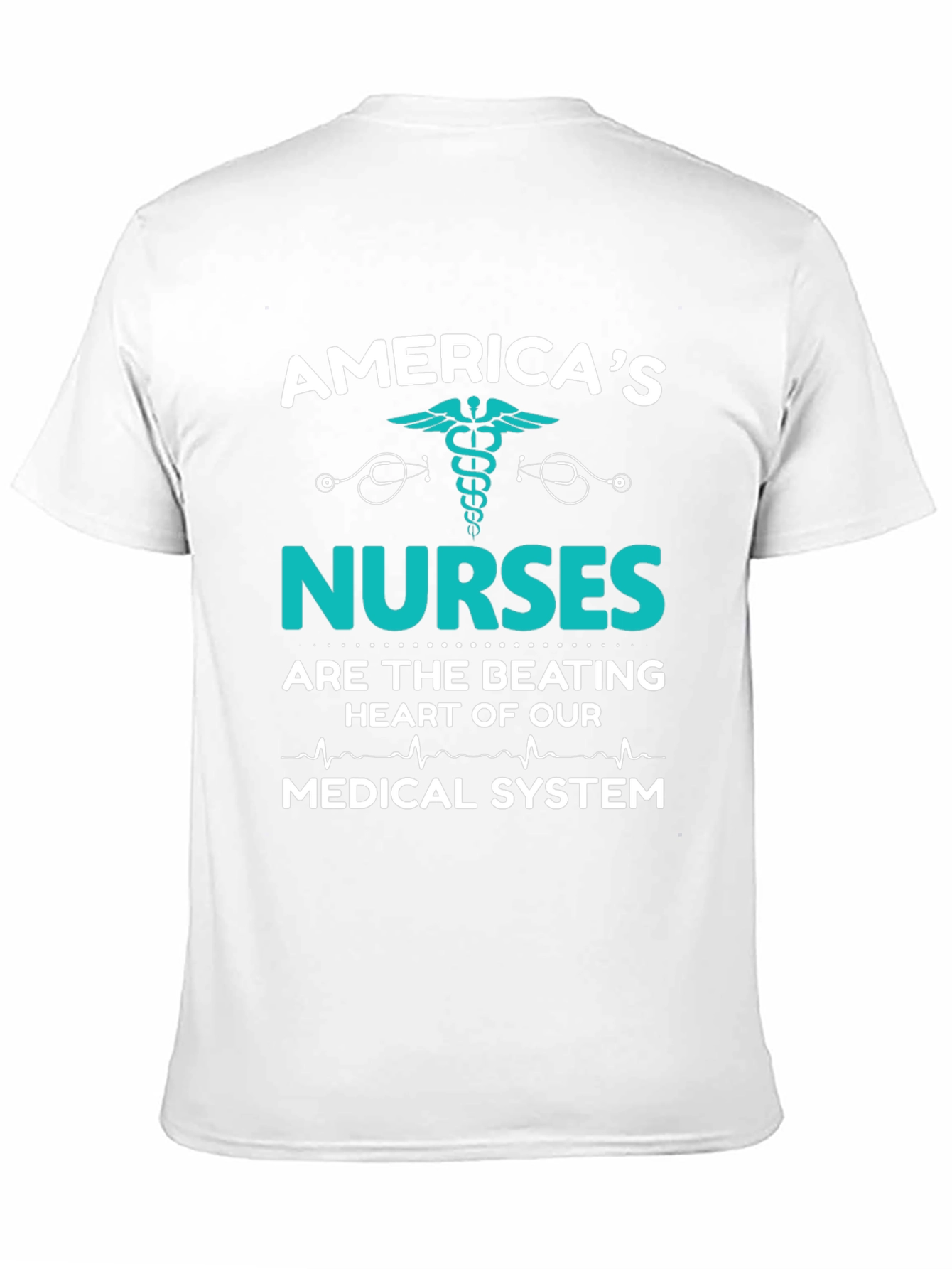 Americas Nurses T-Shirt: Medical System Hero Tee