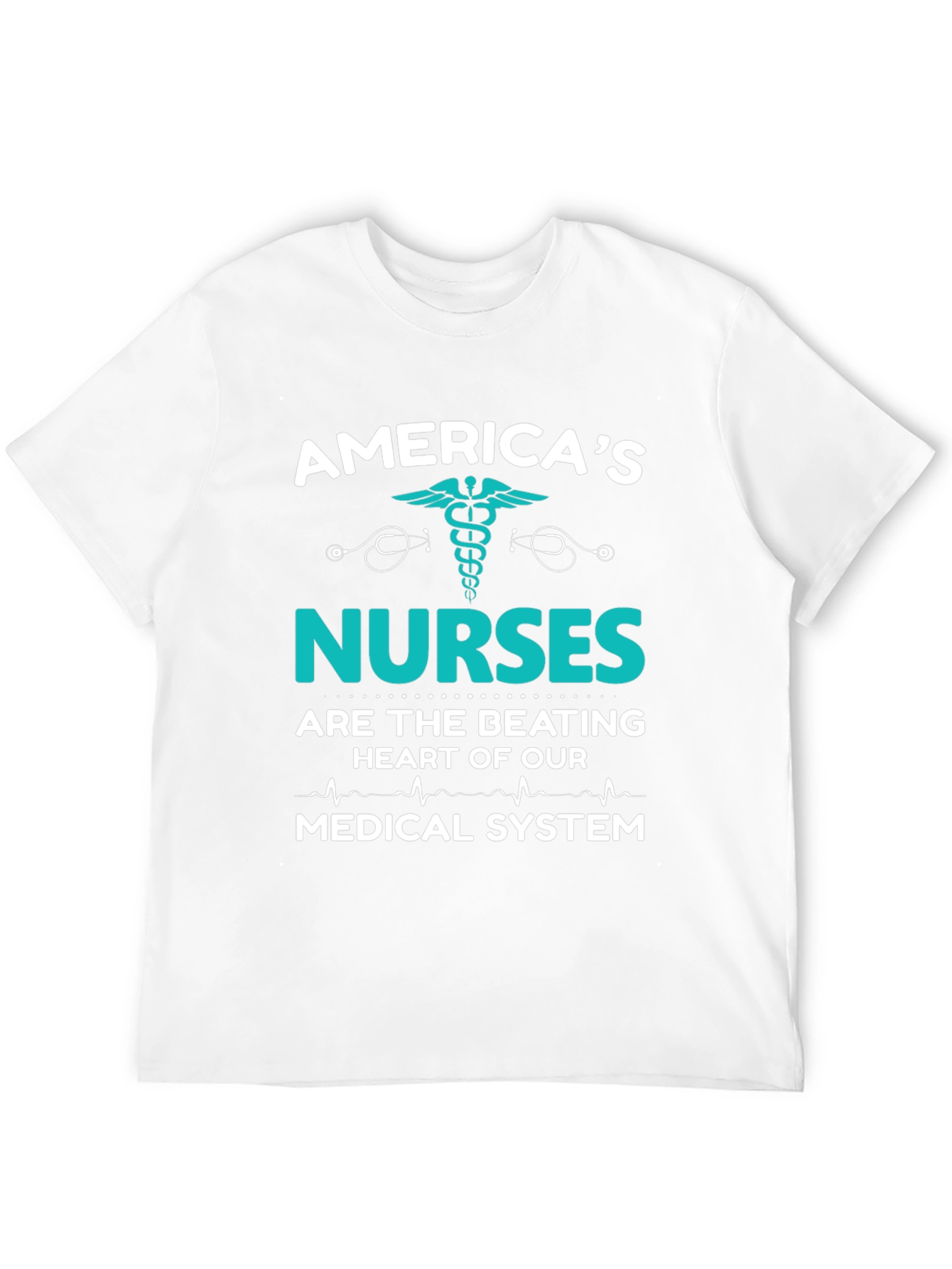 Americas Nurses T-Shirt: Medical System Hero Tee