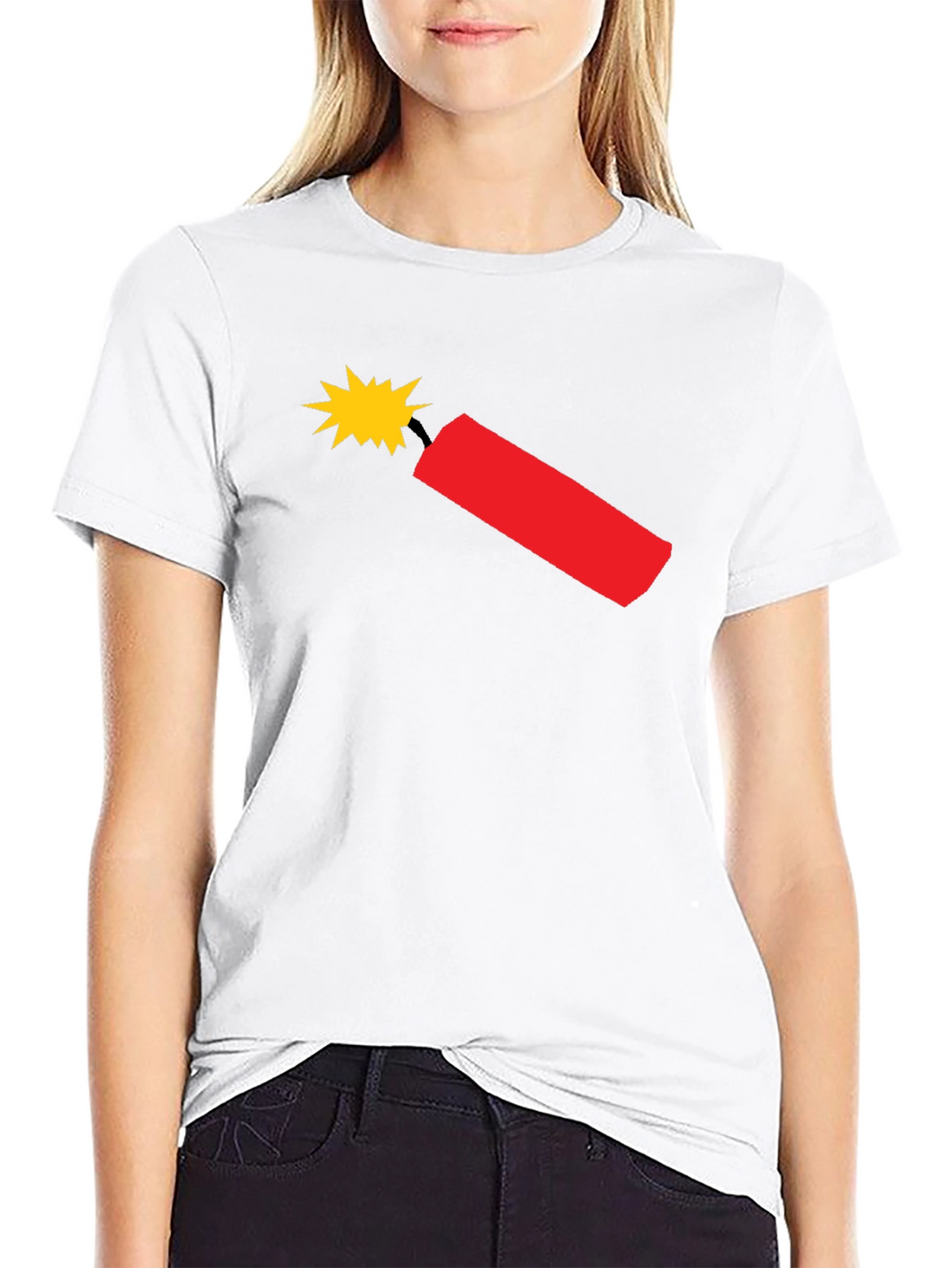 Dynamite Graphic T-Shirt - Black Cotton Tee