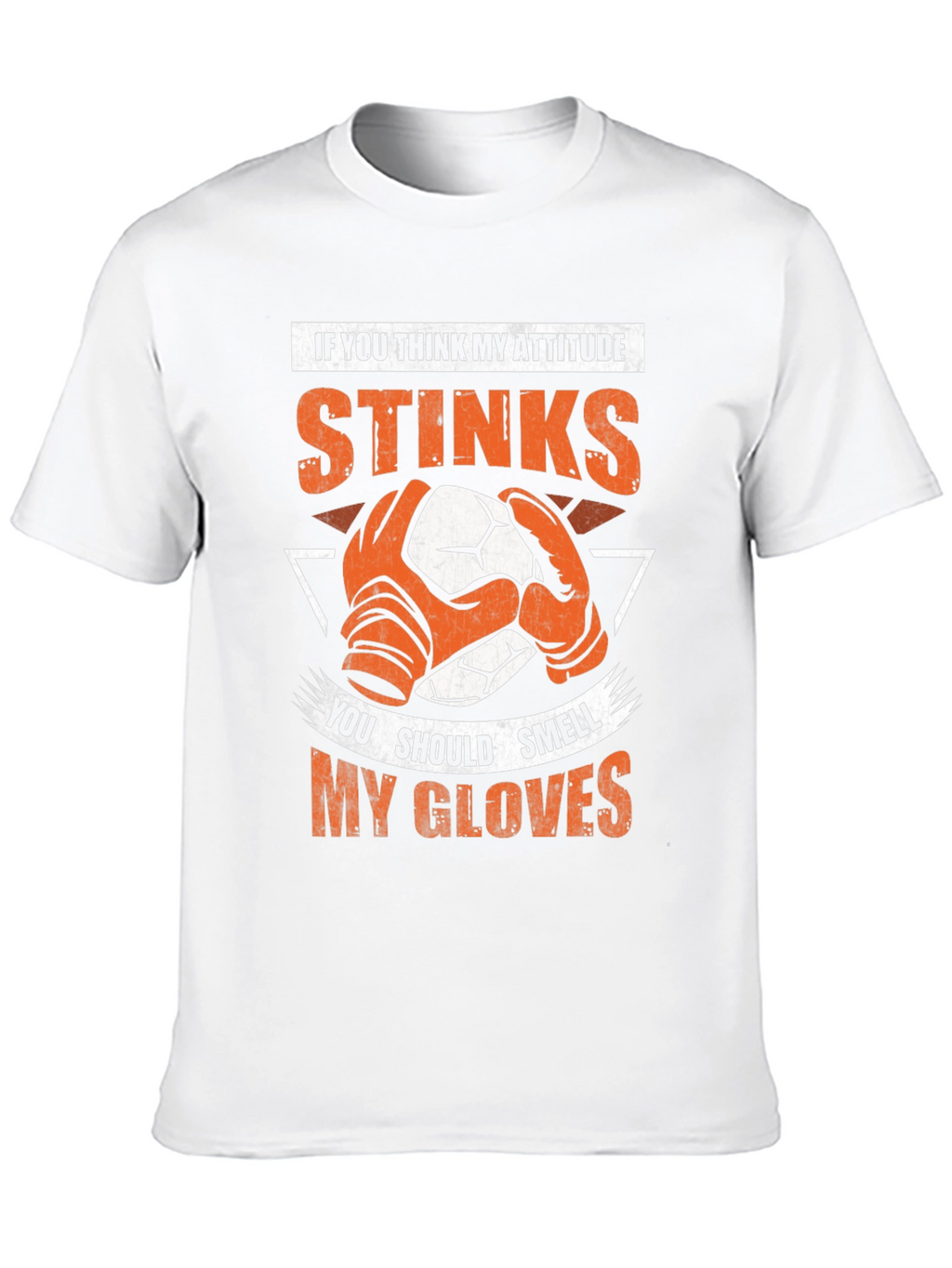 Attitude Stinks Soccer Goalie Graphic Tee