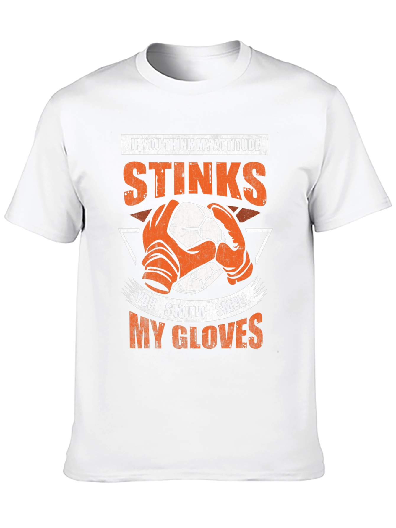 Attitude Stinks Soccer Goalie Graphic Tee