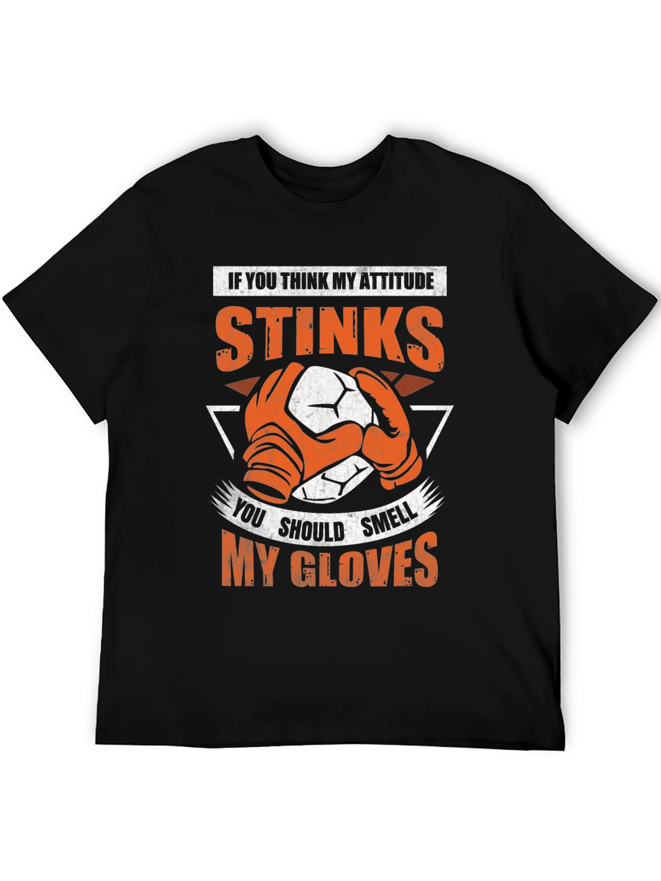 Attitude Stinks Soccer Goalie Graphic Tee