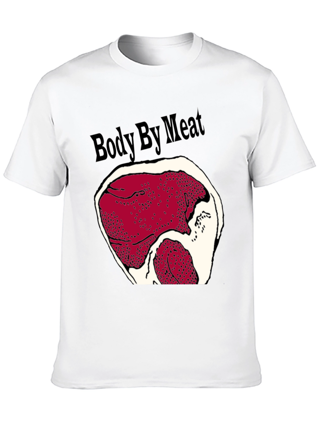 Body By Meat Graphic Black T-Shirt
