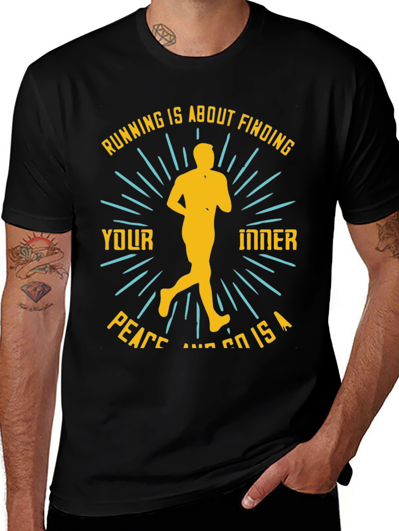 Running Inner Peace Graphic T-Shirt