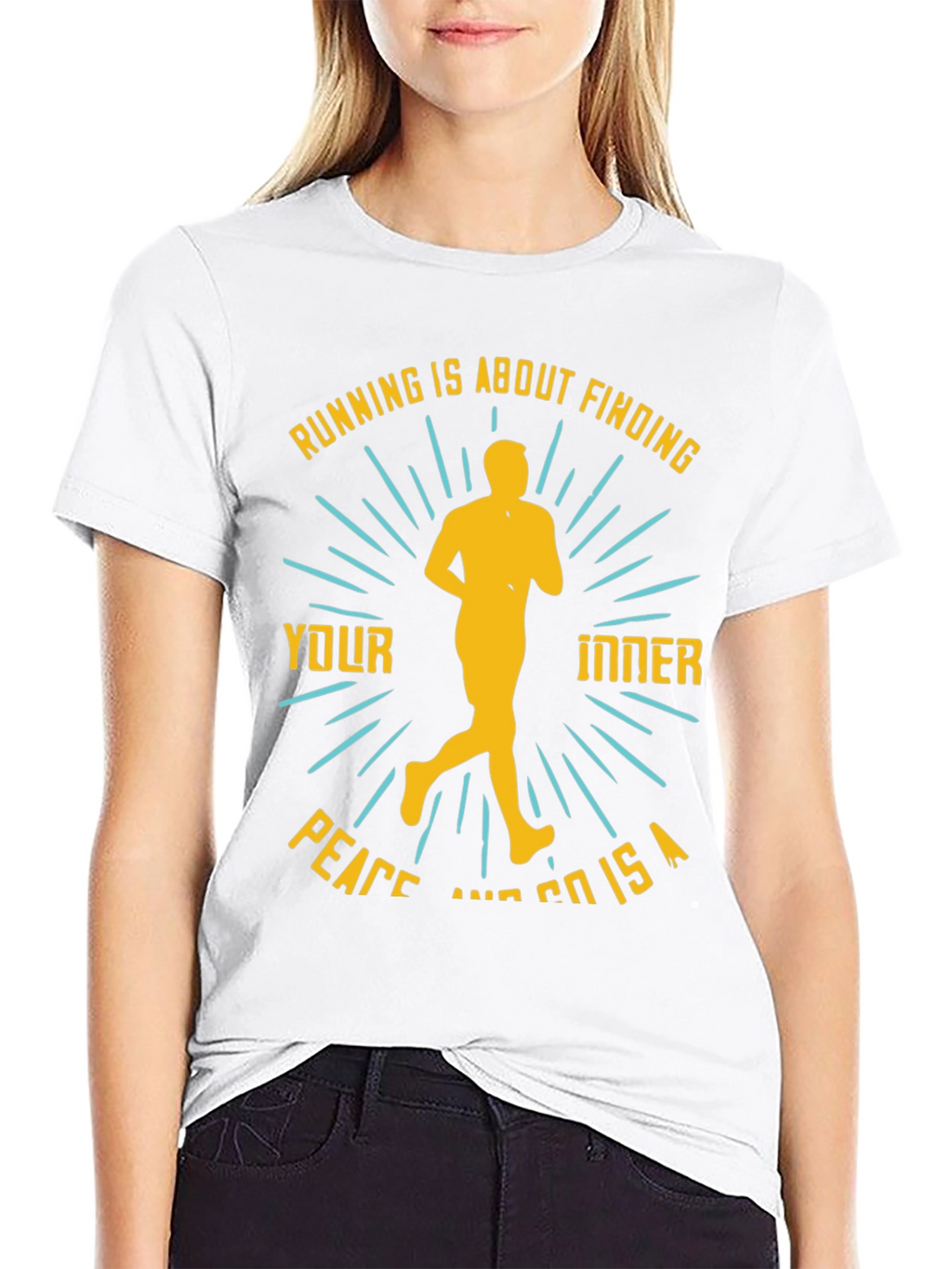 Running Inner Peace Graphic T-Shirt