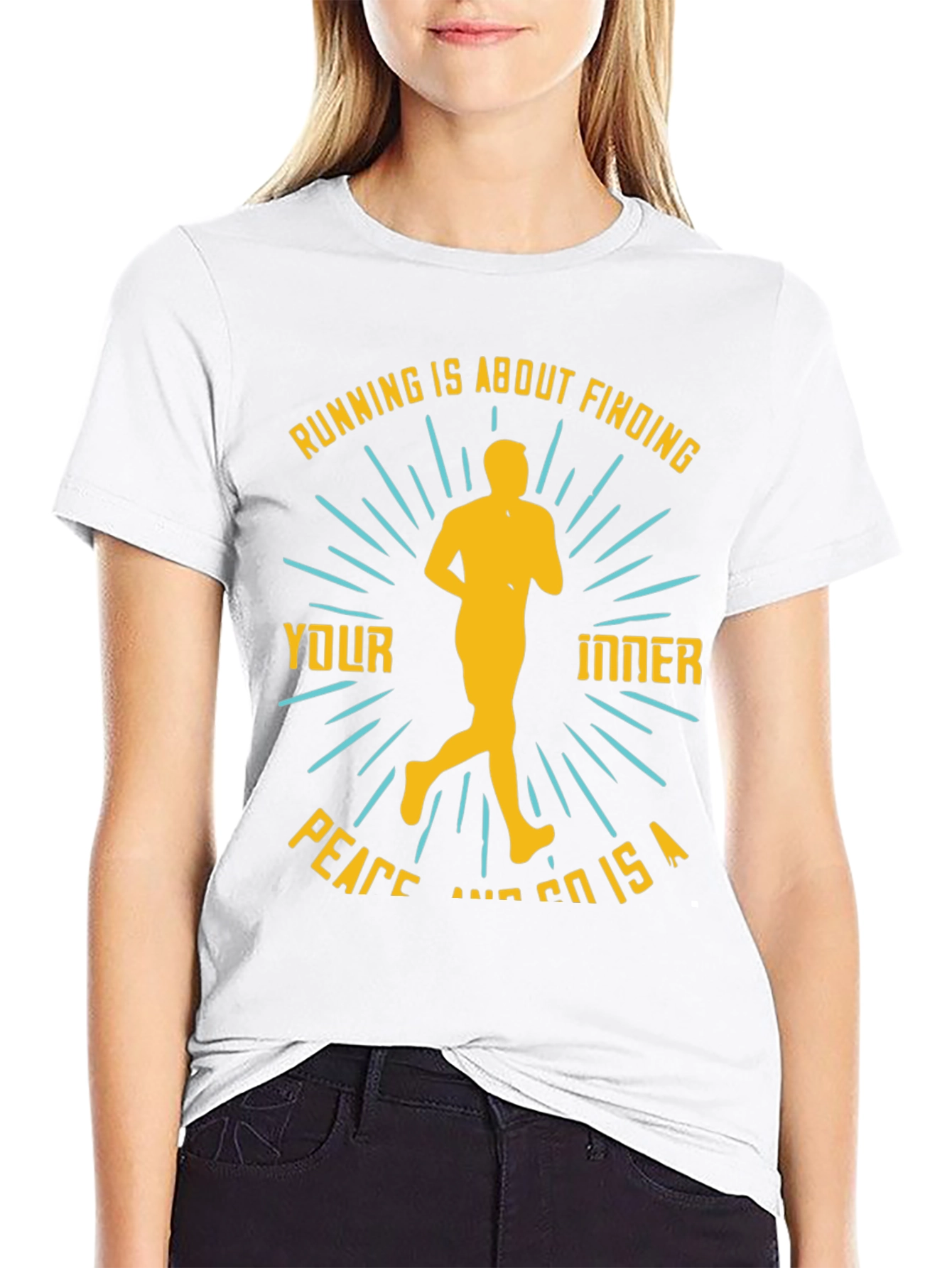 Running Inner Peace Graphic T-Shirt