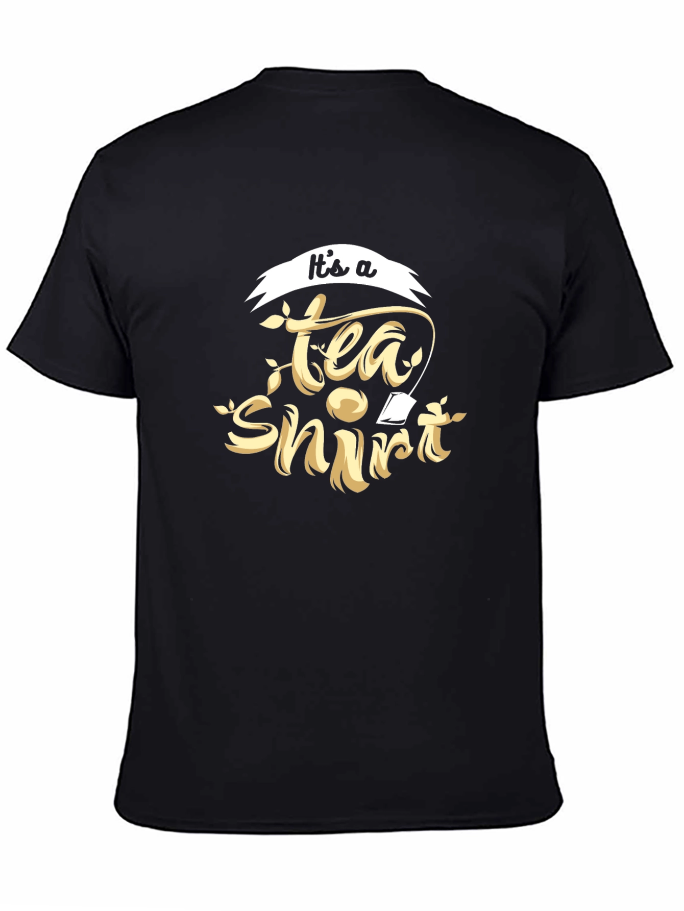 Its a Tea Shirt Black Cotton Tee