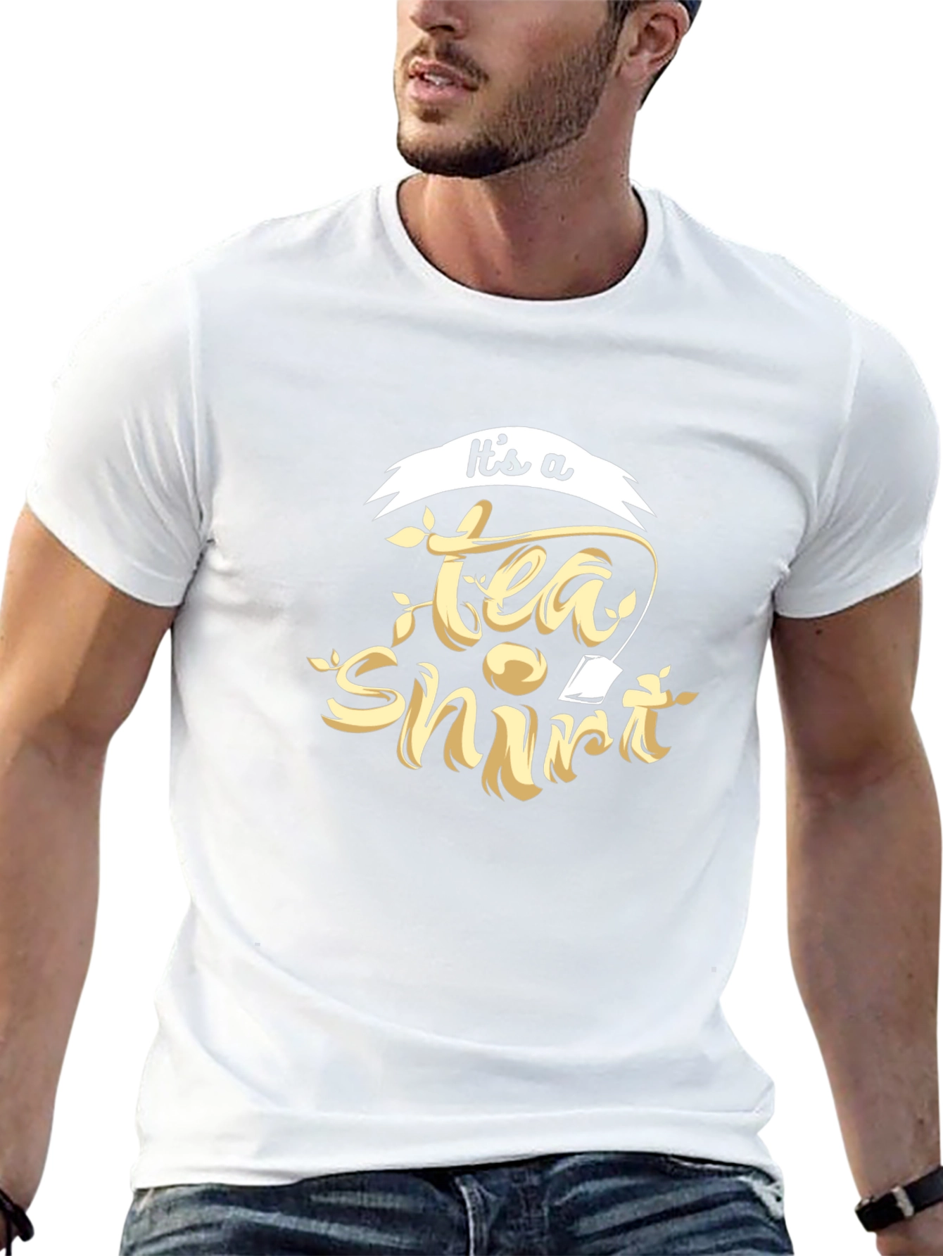 Its a Tea Shirt Black Cotton Tee
