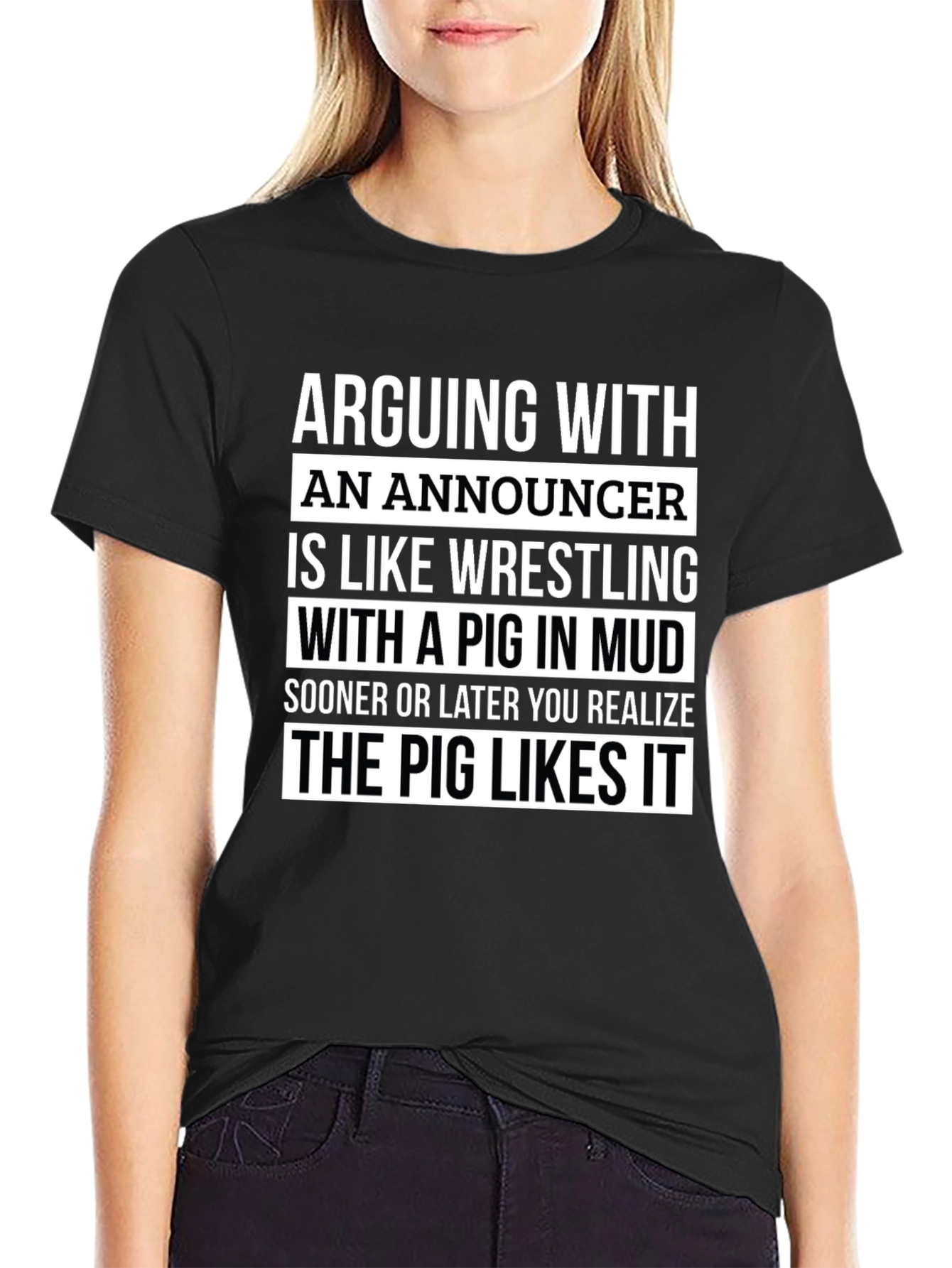 Announcer Pig T-Shirt