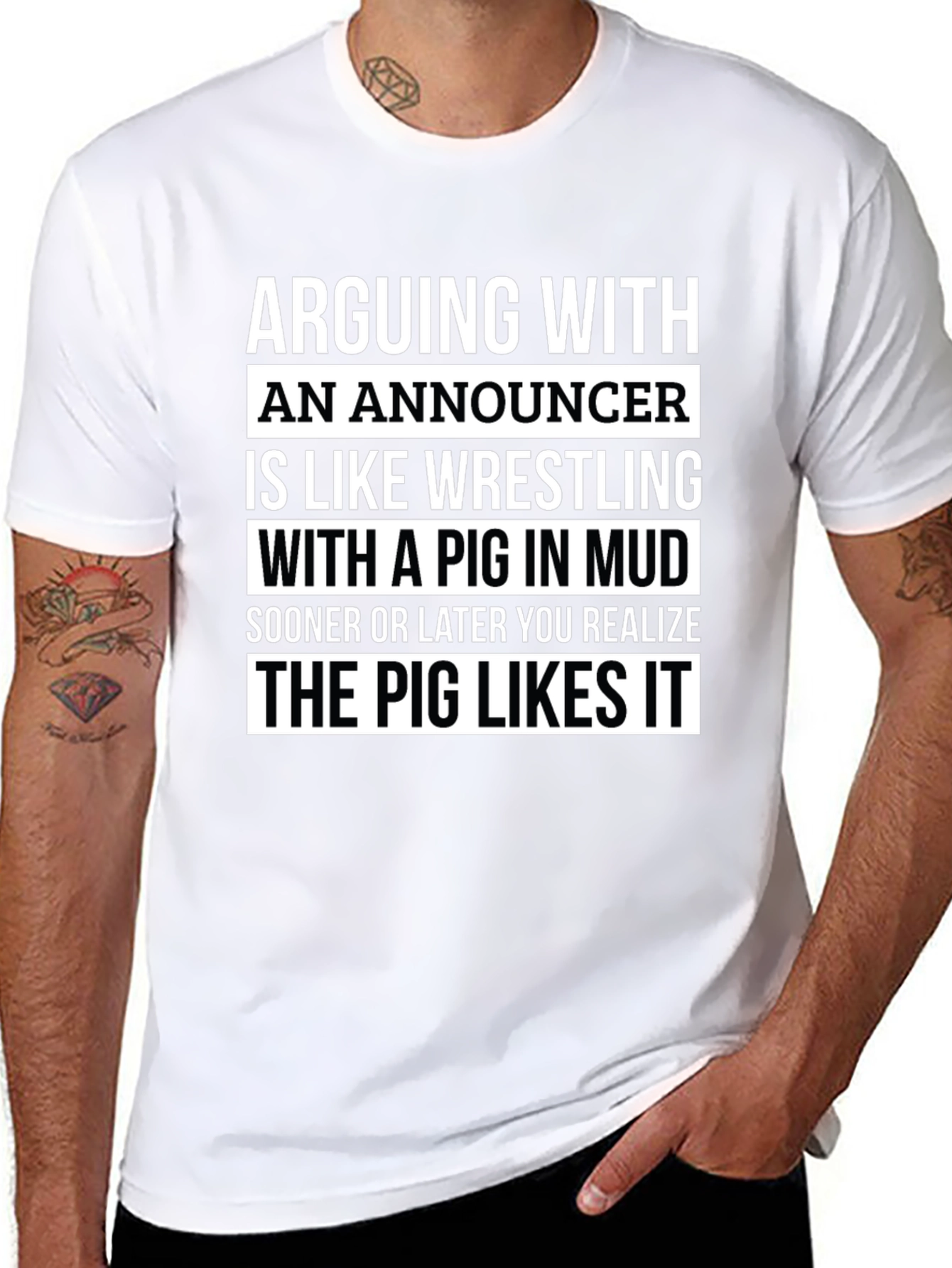 Announcer Pig T-Shirt