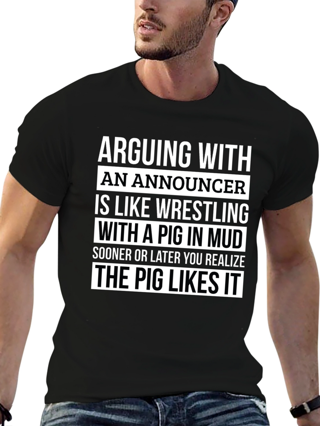 Announcer Pig T-Shirt