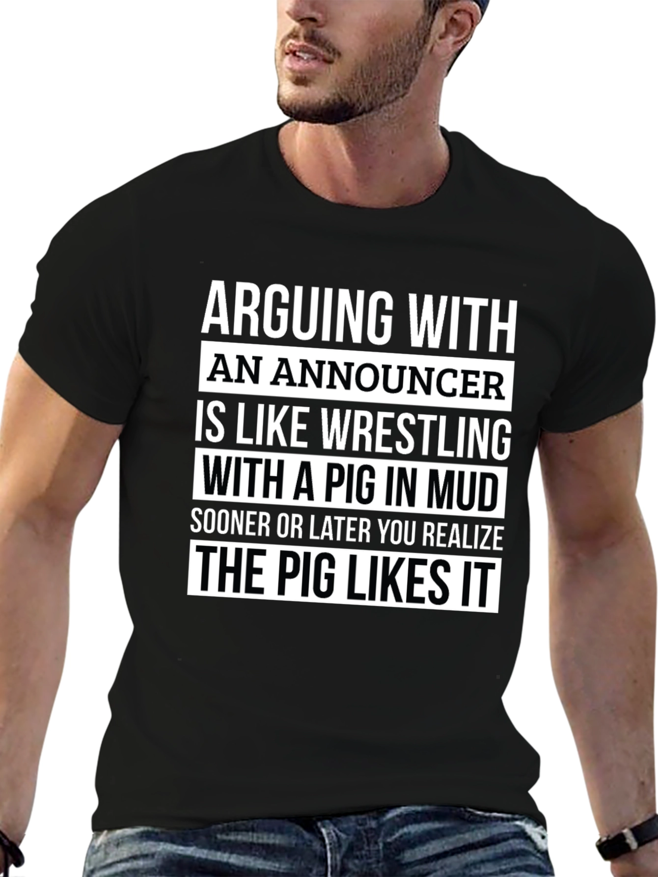 Announcer Pig T-Shirt