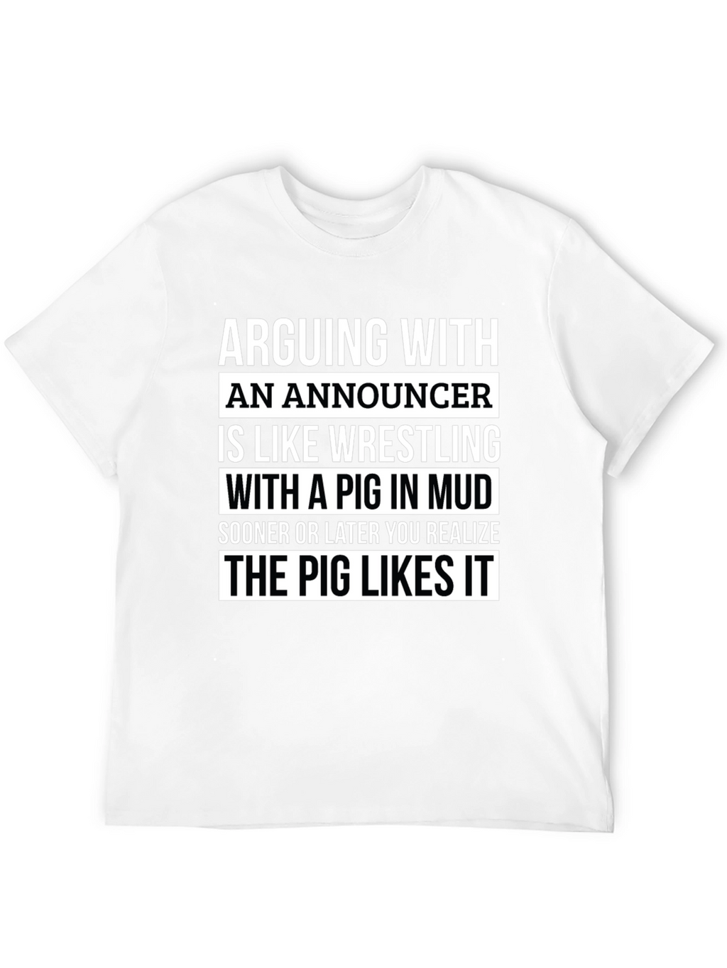 Announcer Pig T-Shirt