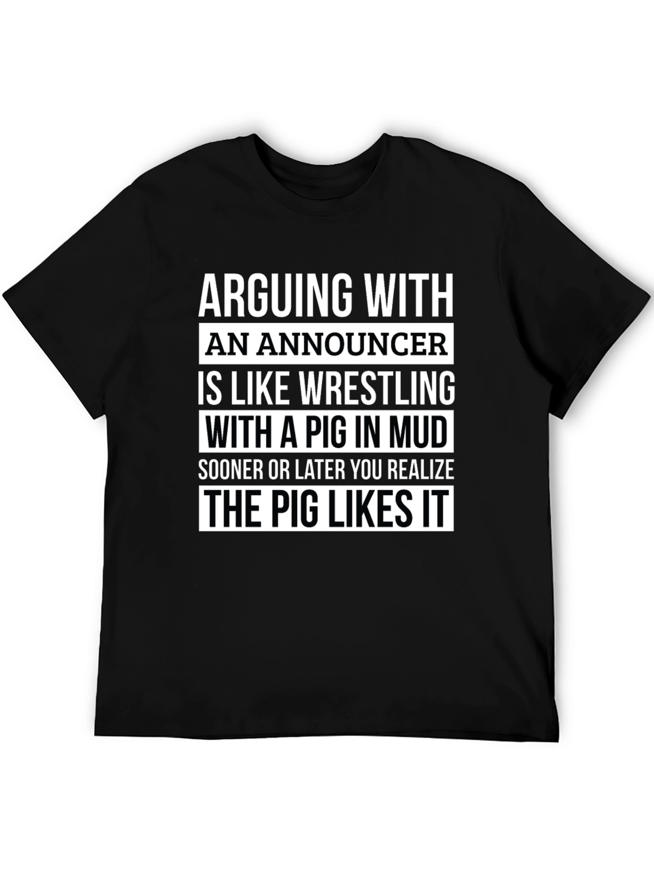 Announcer Pig T-Shirt