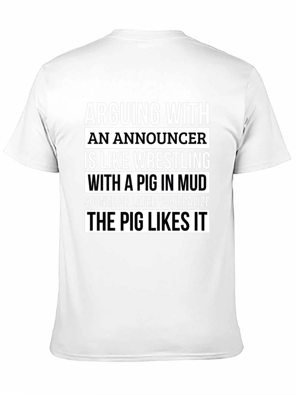 Announcer Pig T-Shirt