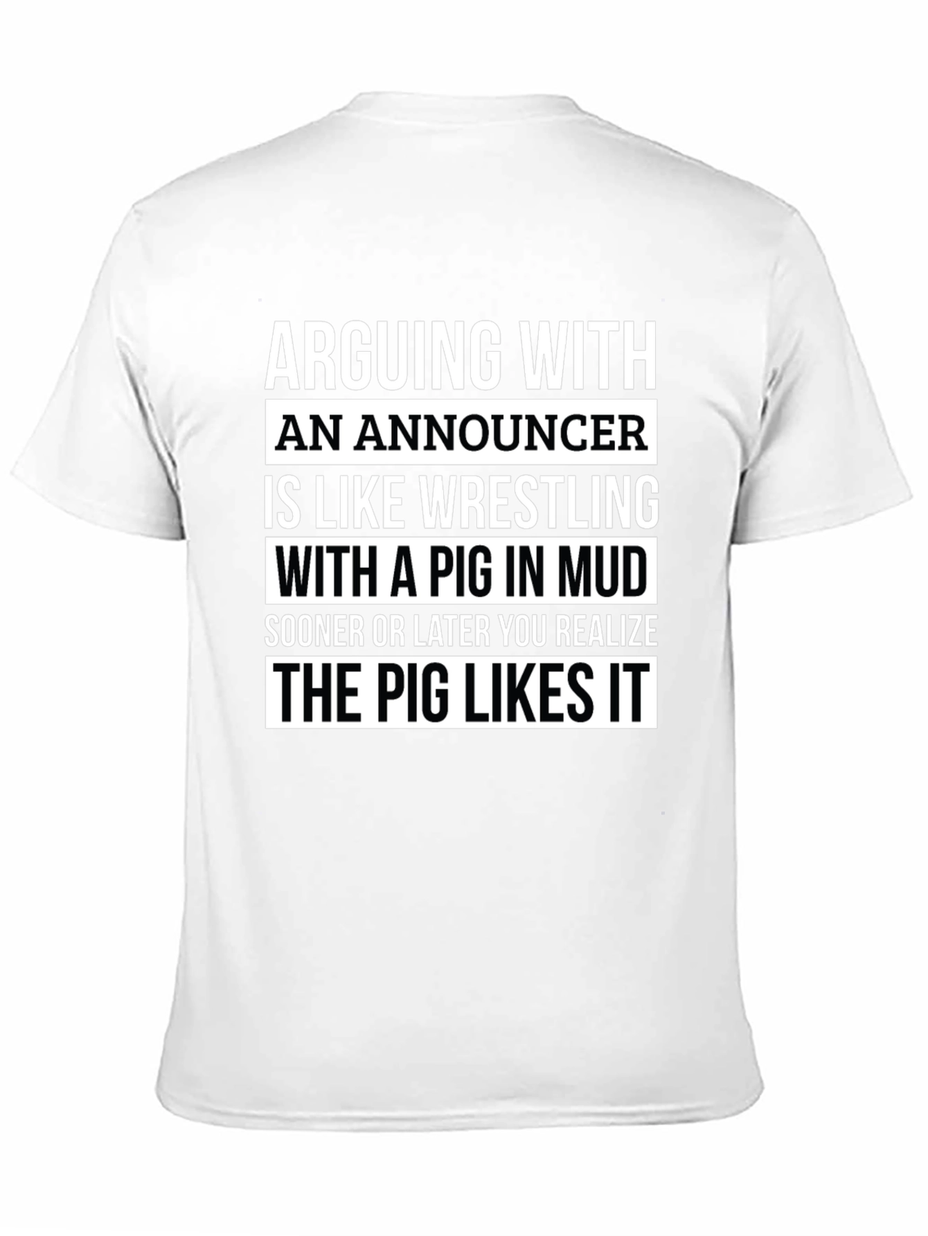 Announcer Pig T-Shirt