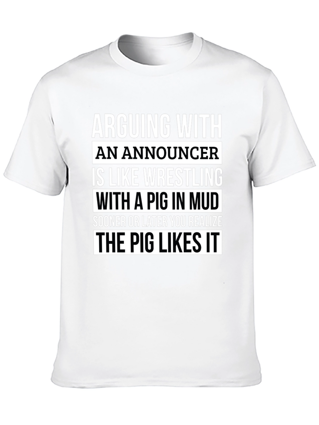 Announcer Pig T-Shirt