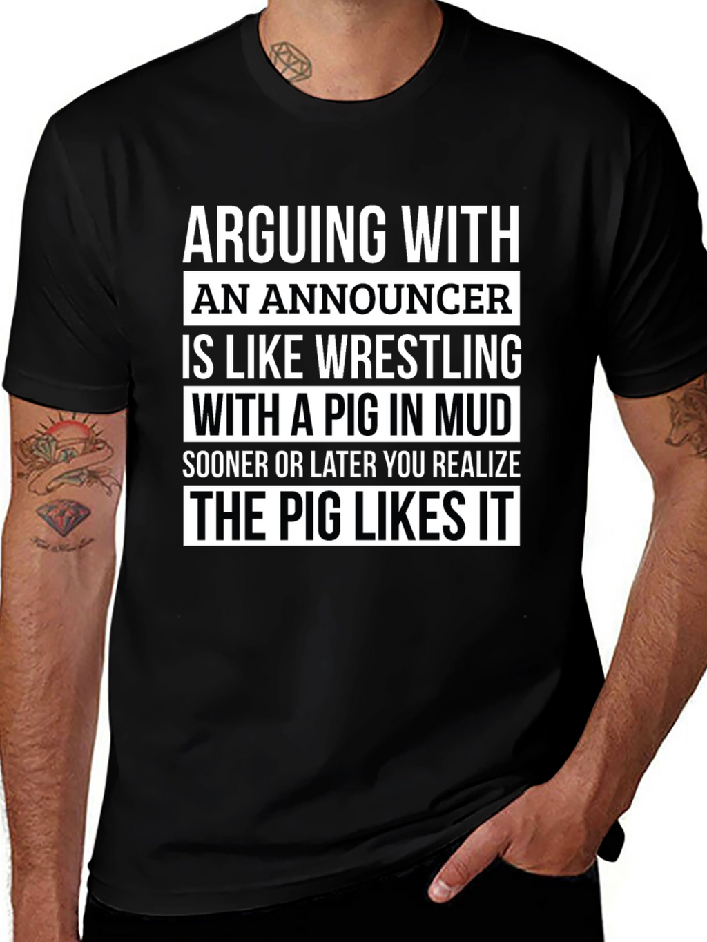 Announcer Pig T-Shirt