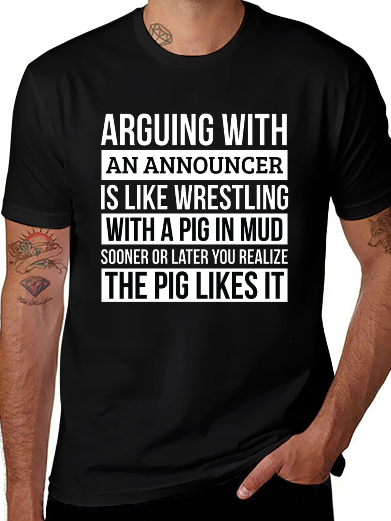 Announcer Pig T-Shirt