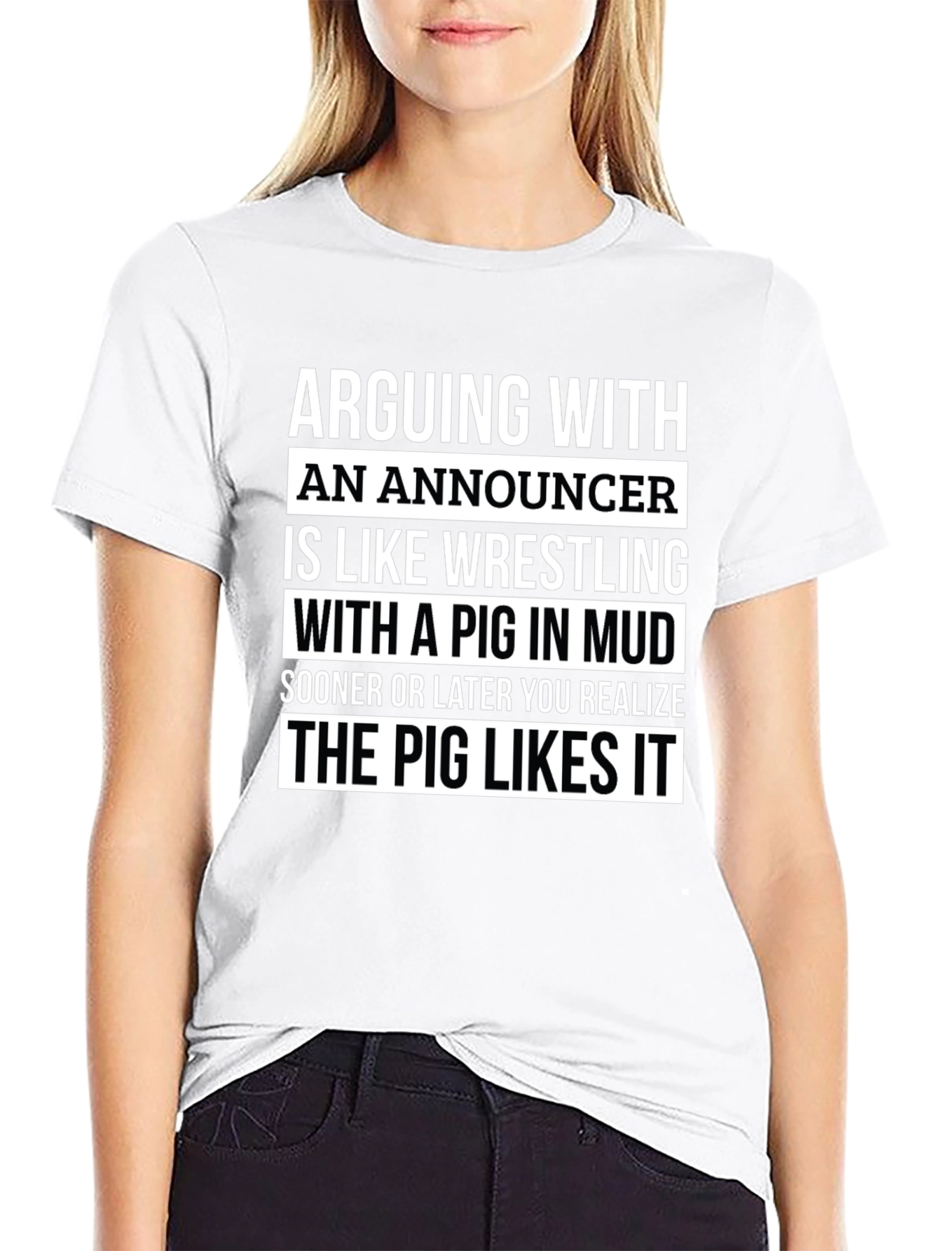 Announcer Pig T-Shirt