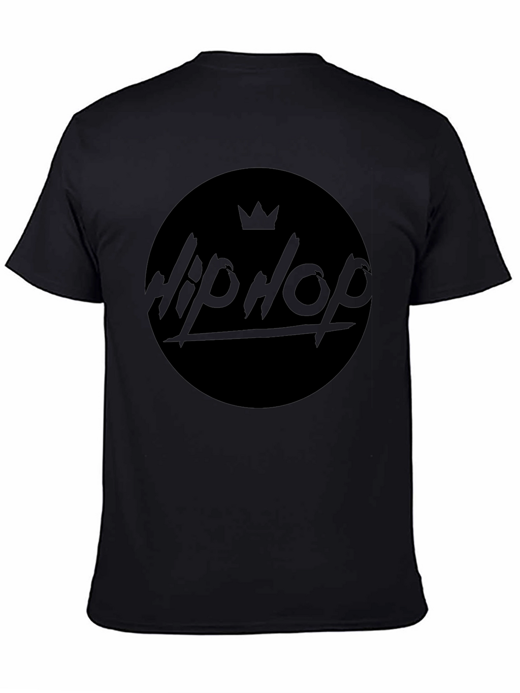 Black Hip Hop Crown T-Shirt