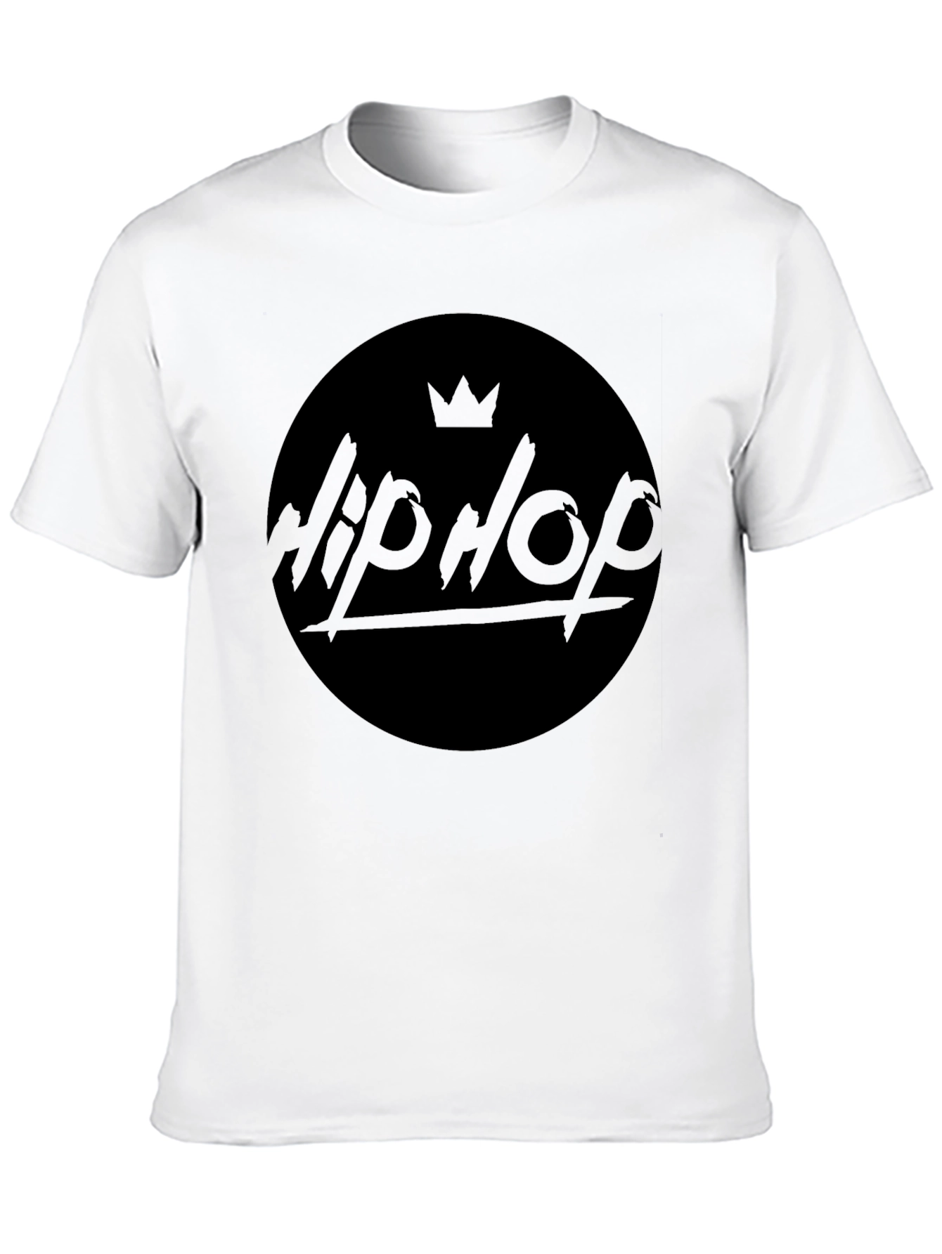 Black Hip Hop Crown T-Shirt