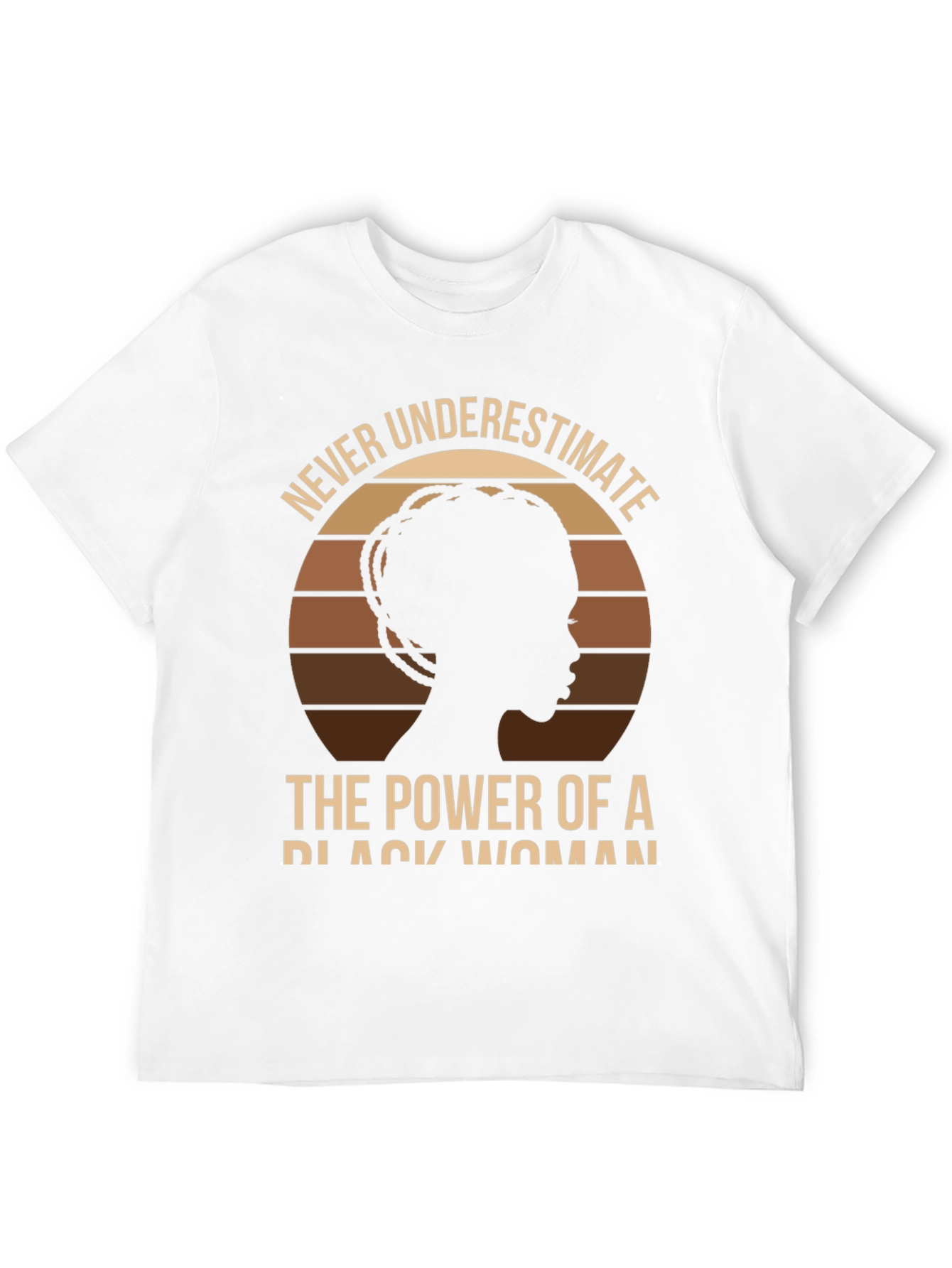 Never Underestimate Black Woman Power T-Shirt