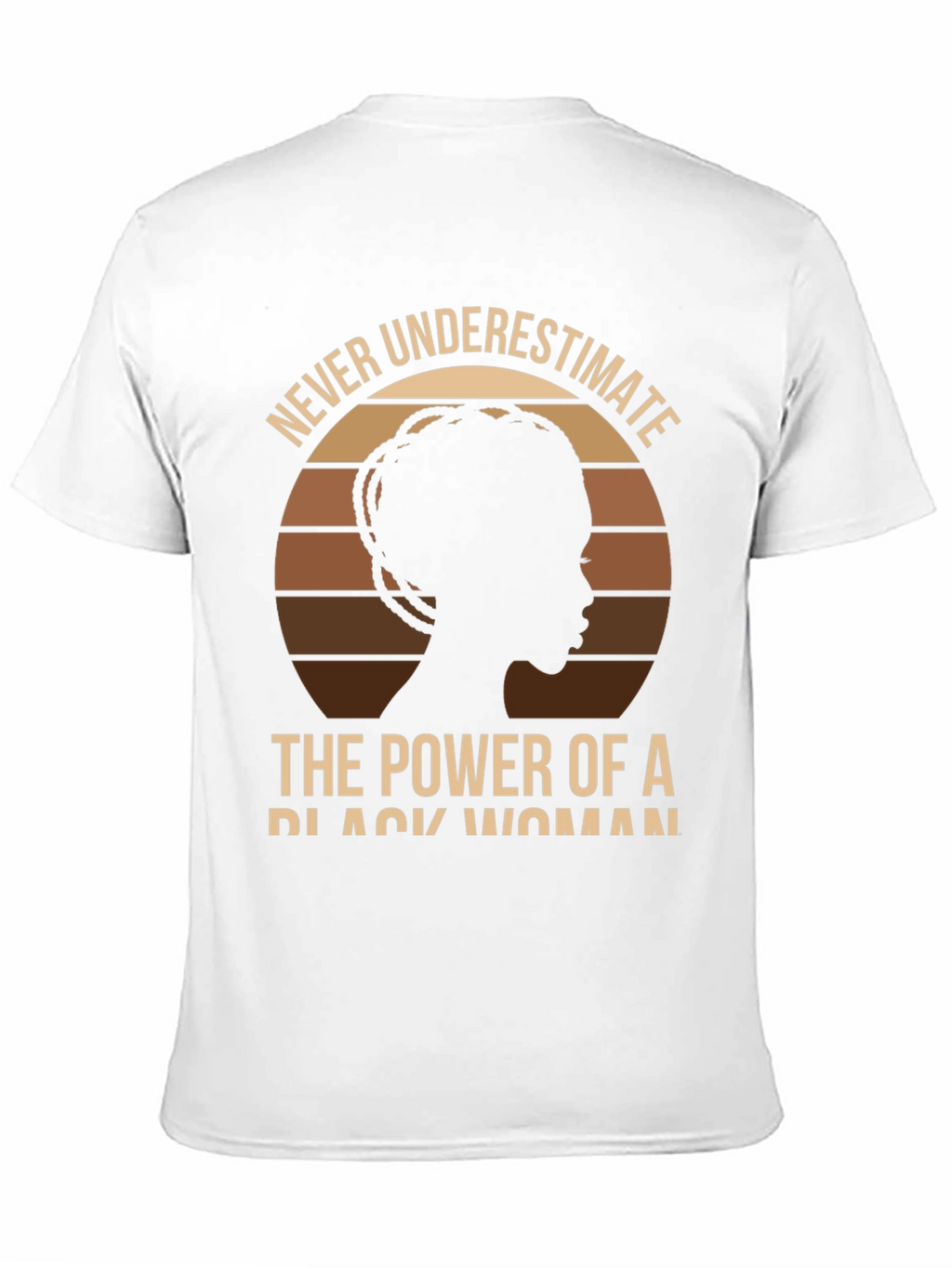 Never Underestimate Black Woman Power T-Shirt