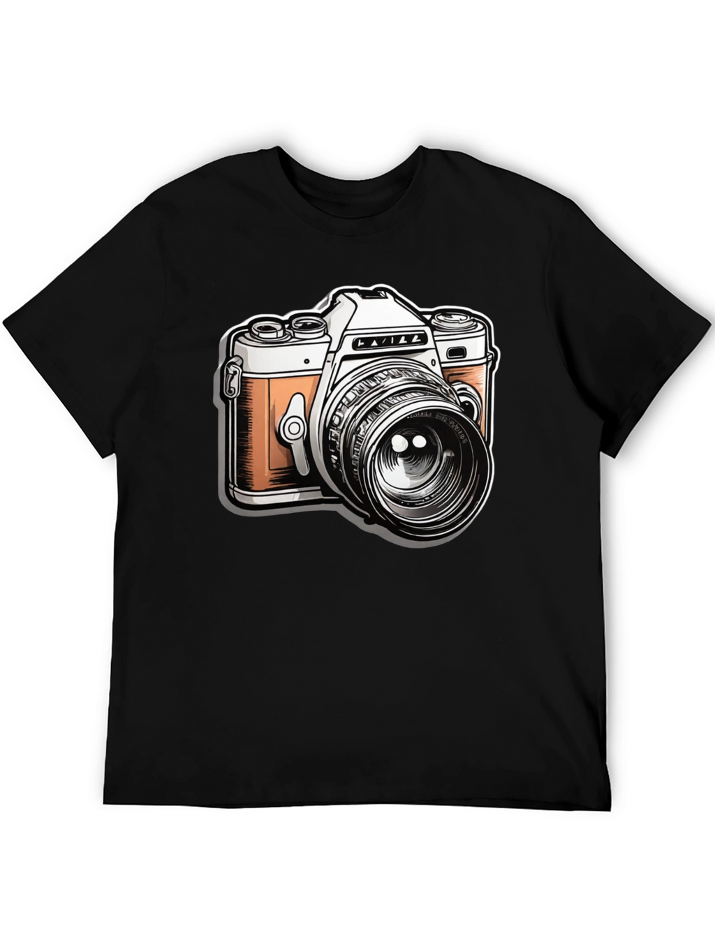 Retro Camera Graphic T-Shirt - Classic Style