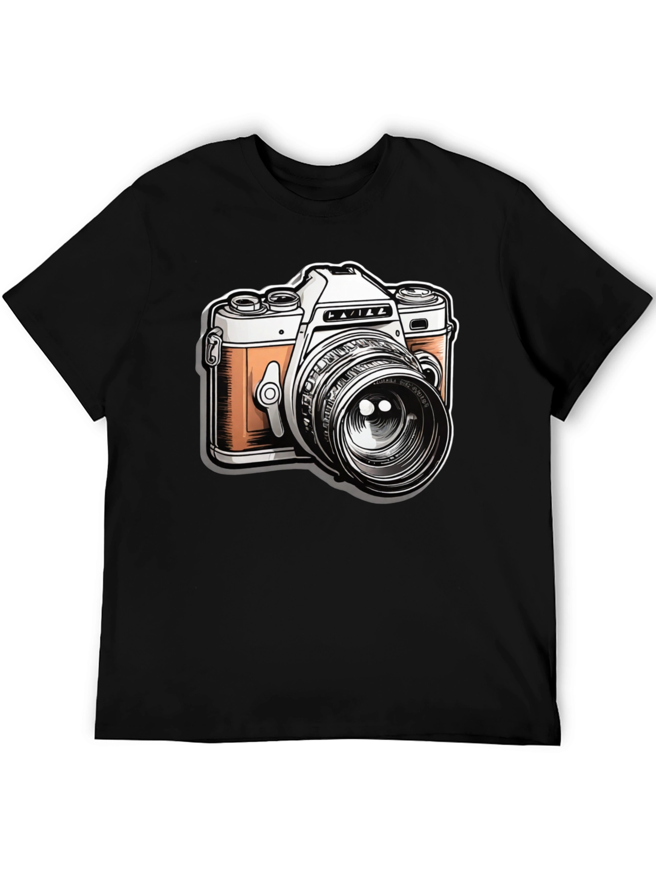 Retro Camera Graphic T-Shirt - Classic Style