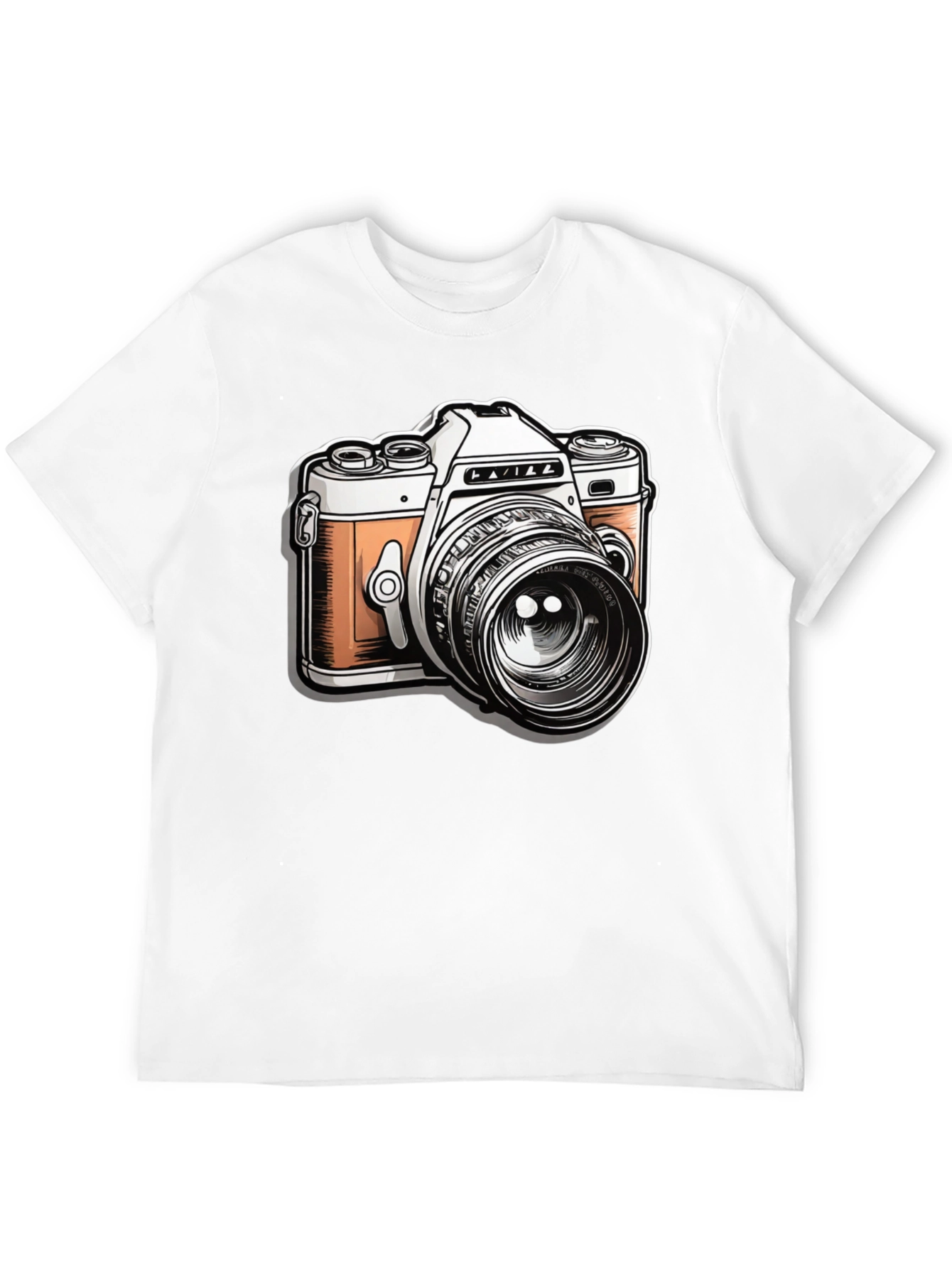 Retro Camera Graphic T-Shirt - Classic Style