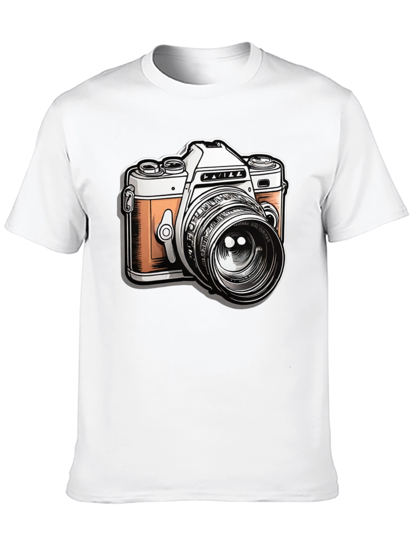 Retro Camera Graphic T-Shirt - Classic Style