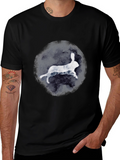 Rabbit Silhouette Graphic Tee