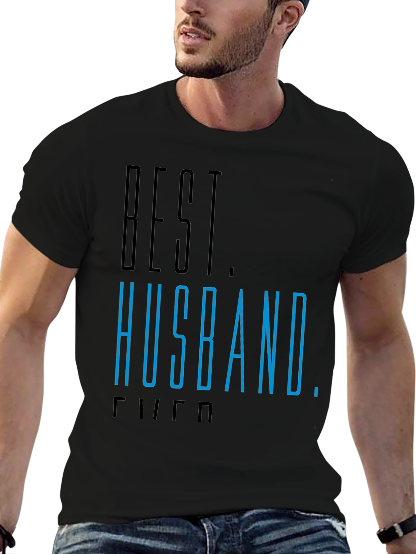 Best Husband Ever Graphic Tee - Black T-Shirt
