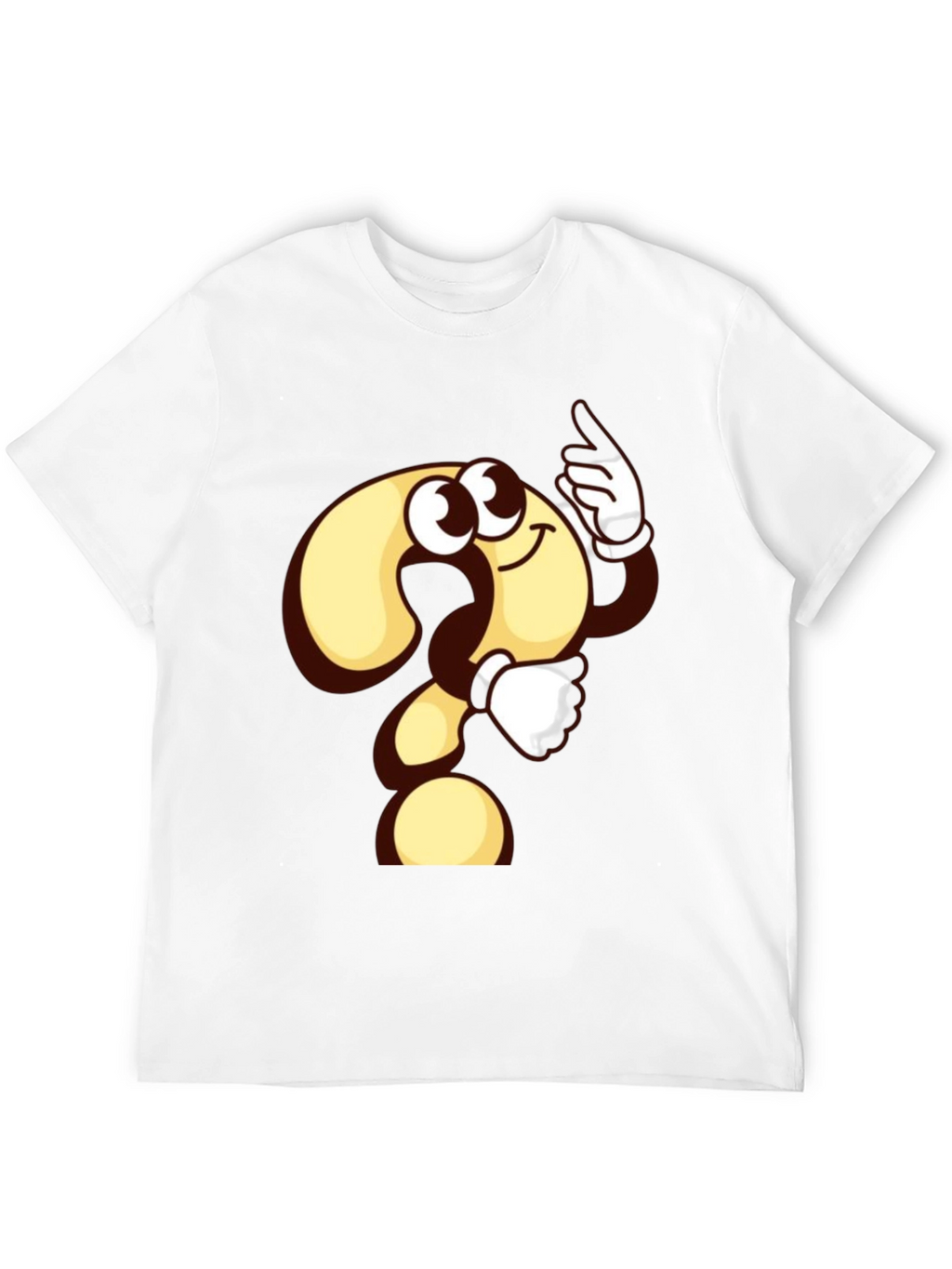 Question Mark Cartoon T-Shirt