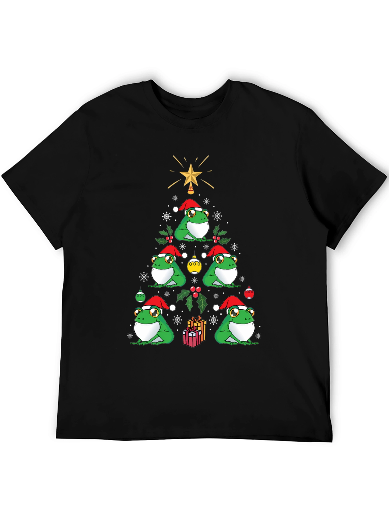 Christmas Frog Tree Graphic Tee