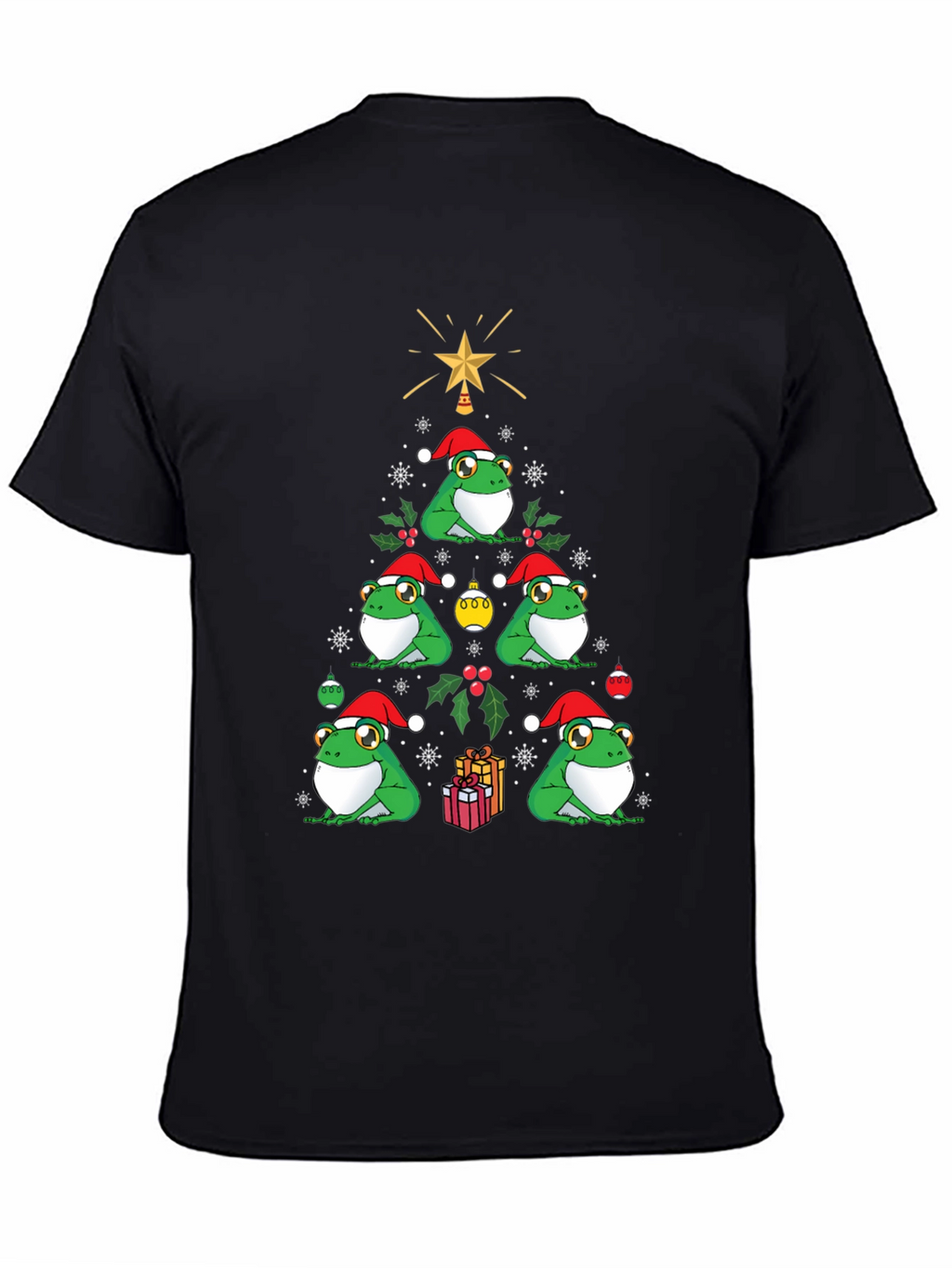 Christmas Frog Tree Graphic Tee