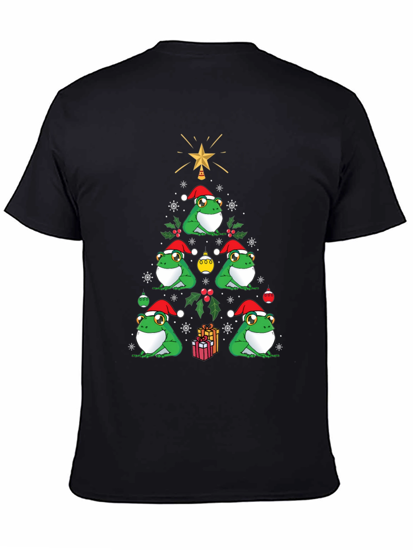 Christmas Frog Tree Graphic Tee