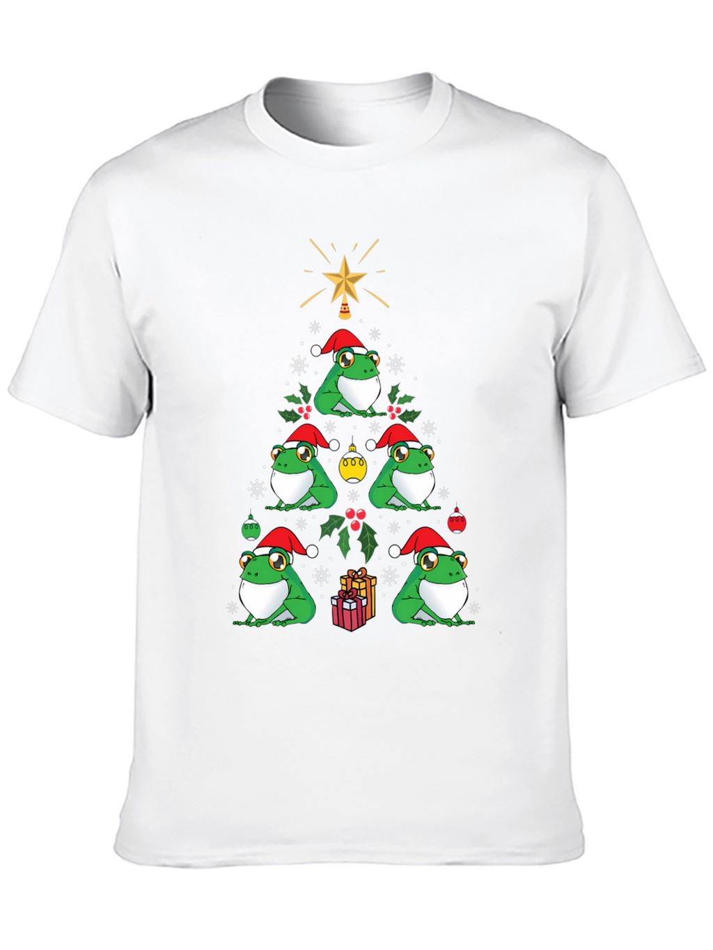 Christmas Frog Tree Graphic Tee