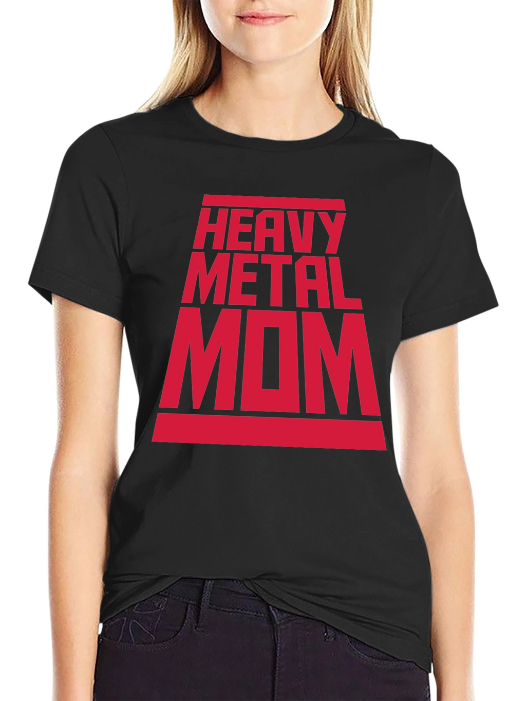 Heavy Metal Mom Black T-Shirt