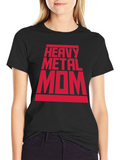 Heavy Metal Mom Black T-Shirt